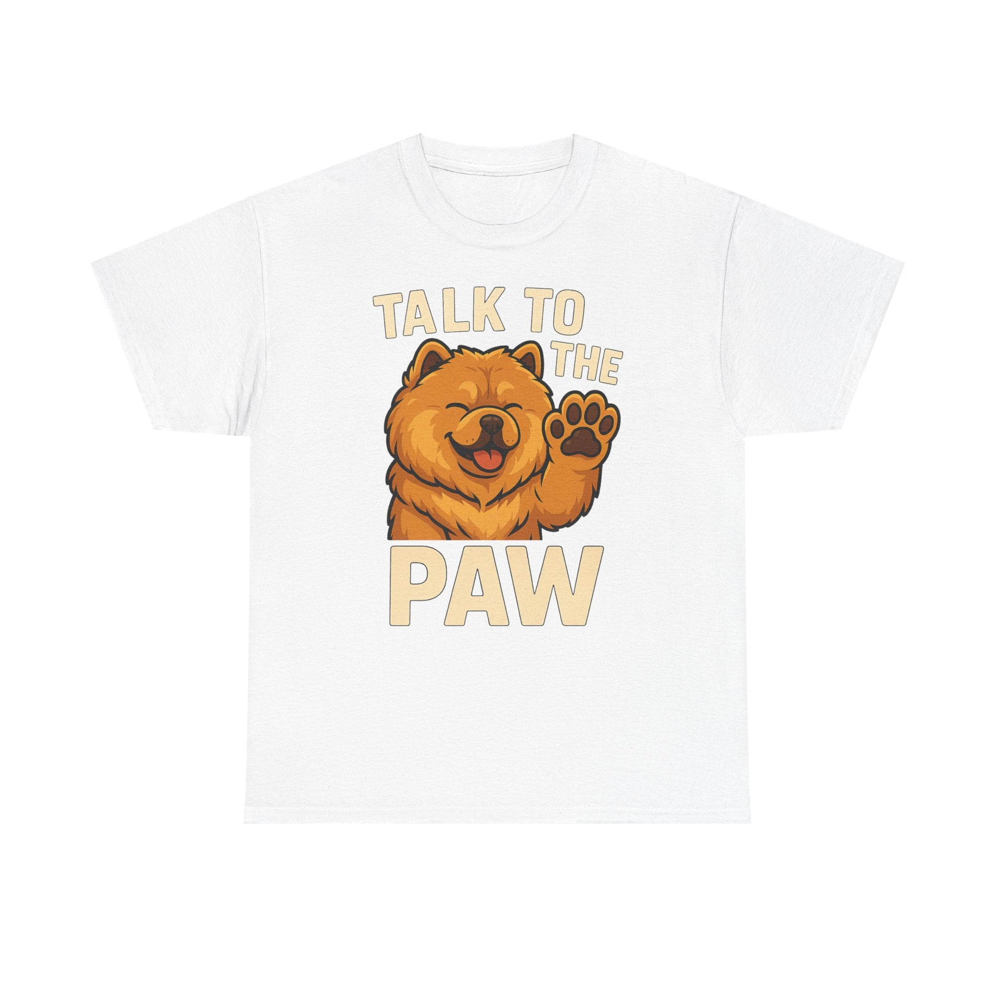 Unisex Heavy Cotton Tee - Talk To The Paw