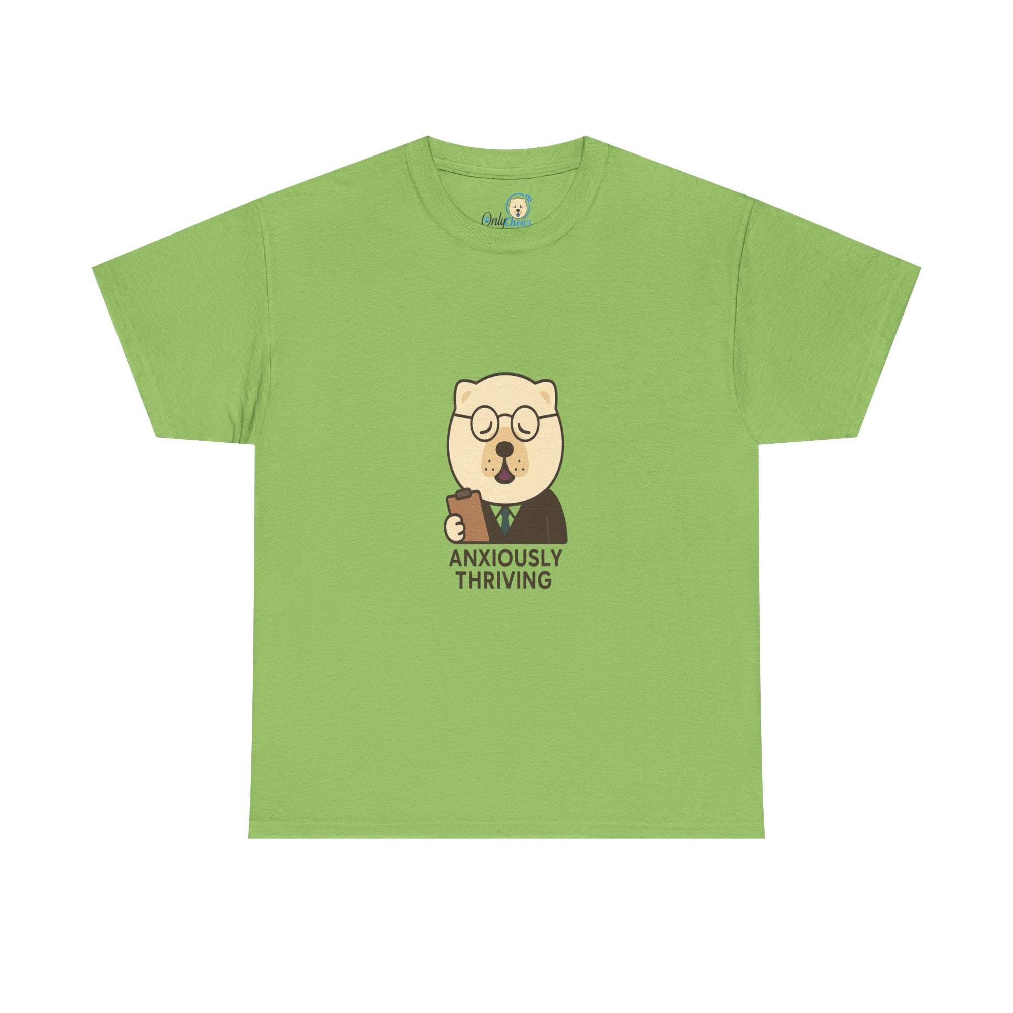-Unisex Heavy Cotton Tee - Anxiously Thriving