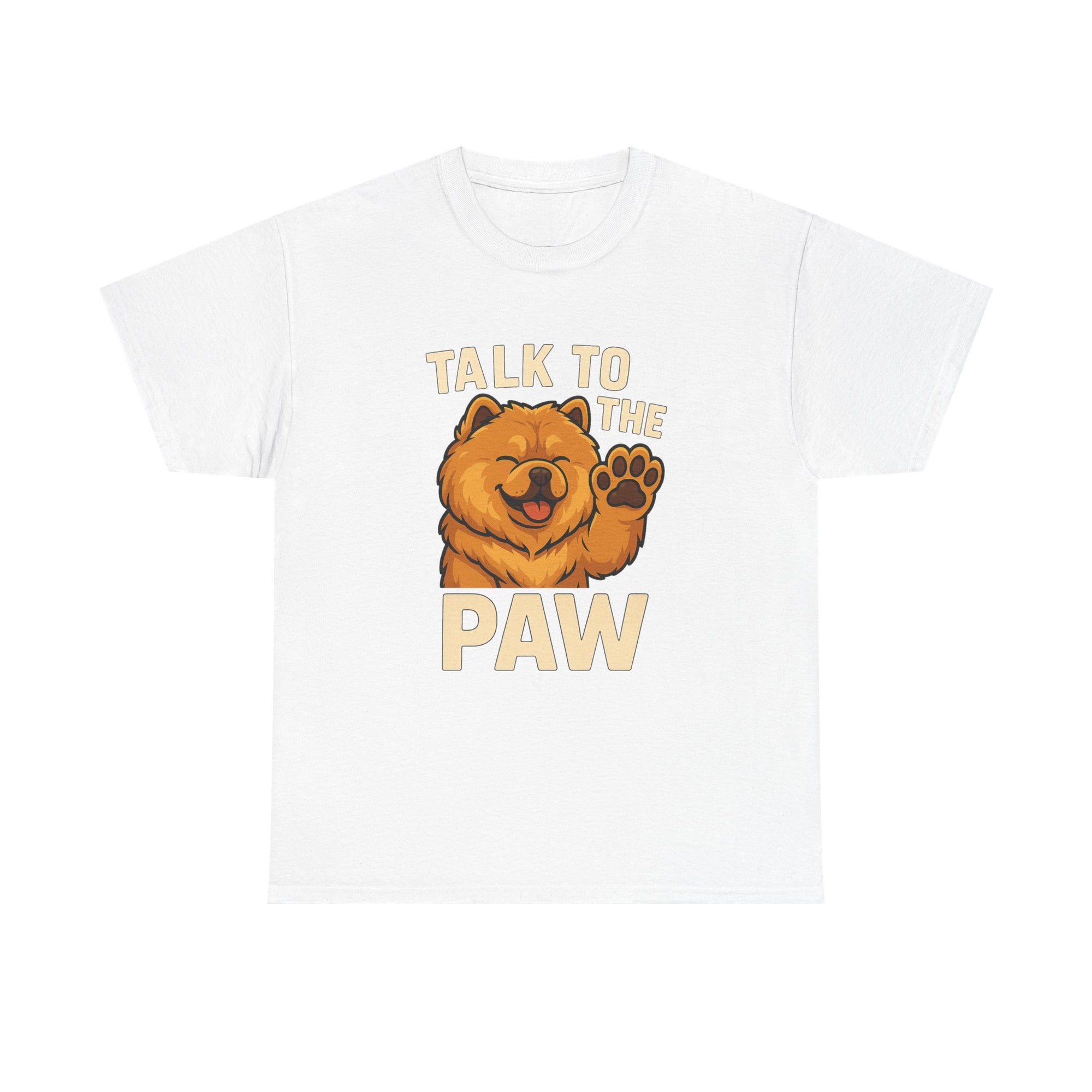 -Unisex Heavy Cotton Tee - Talk To The Paw