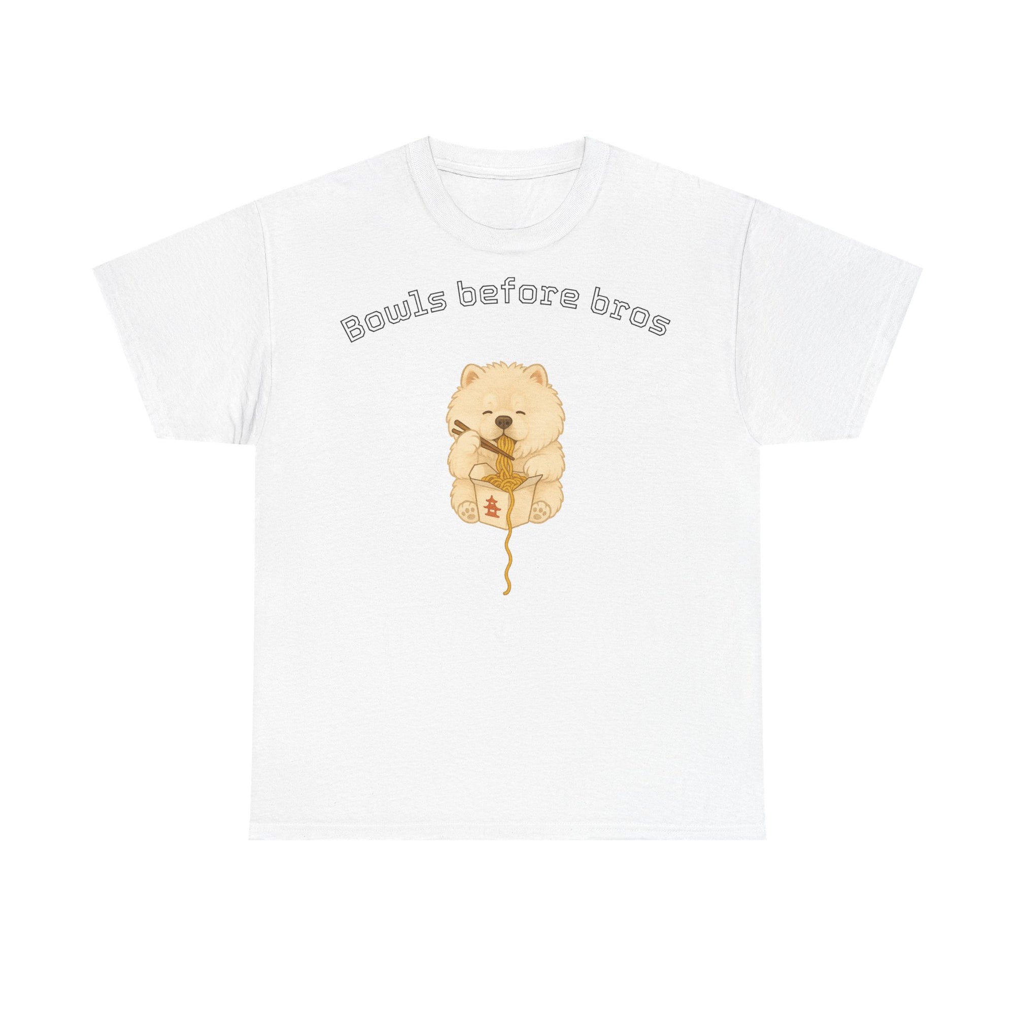 Unisex Heavy Cotton Tee - Bowls Before Bros Cream