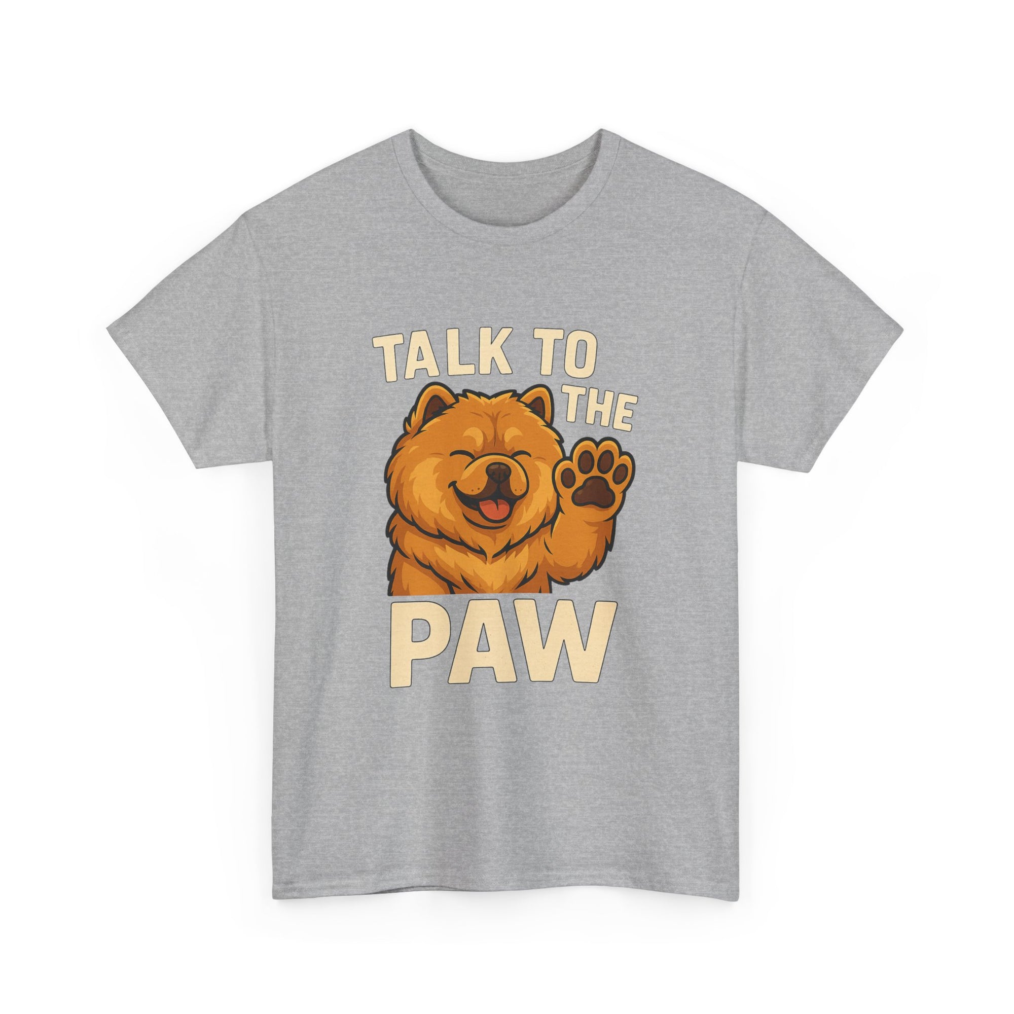-Unisex Heavy Cotton Tee - Talk To The Paw