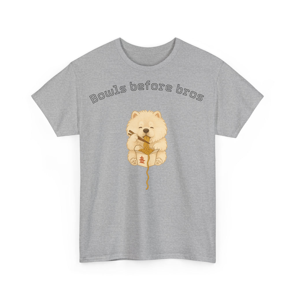 Unisex Heavy Cotton Tee - Bowls Before Bros Cream