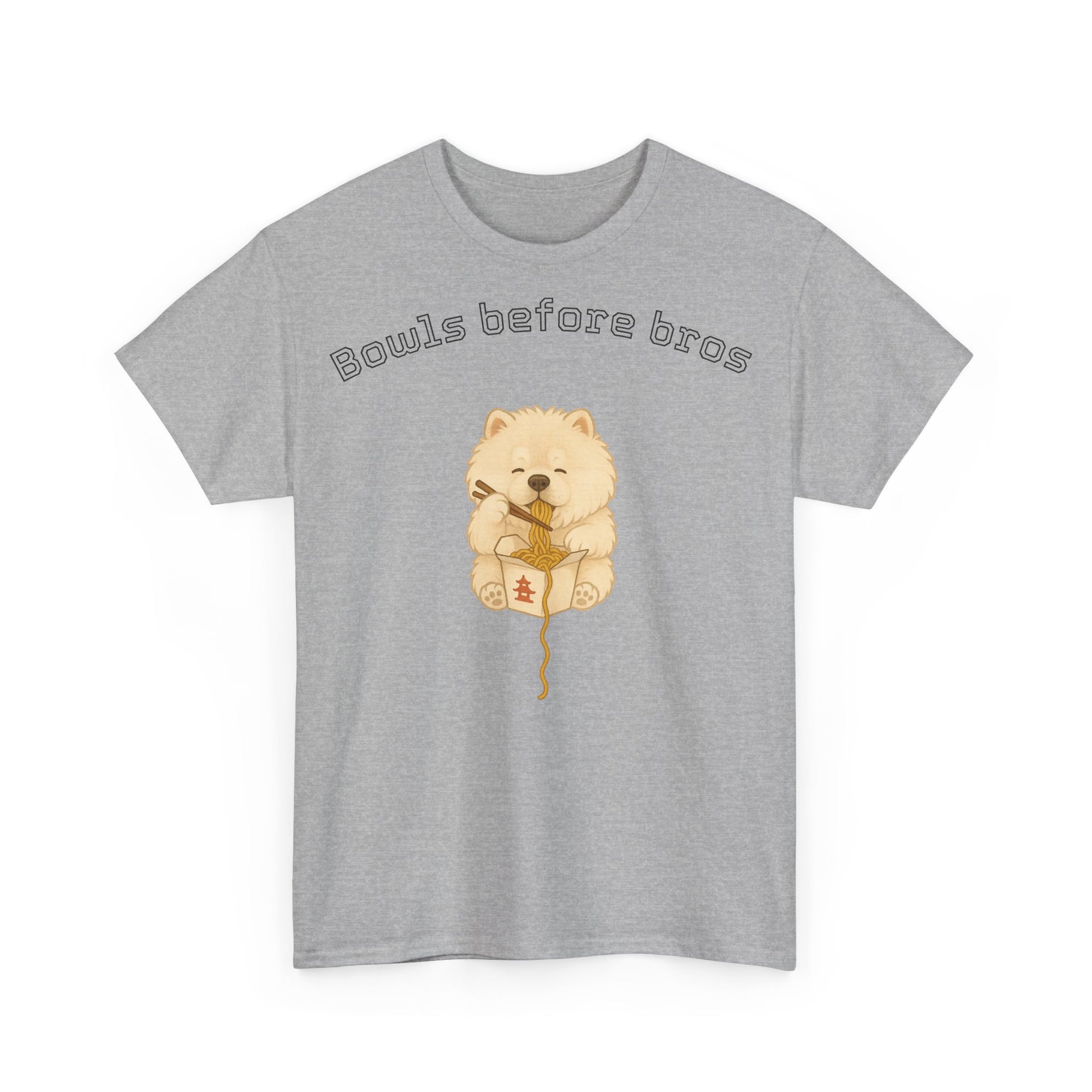 Unisex Heavy Cotton Tee - Bowls Before Bros Cream