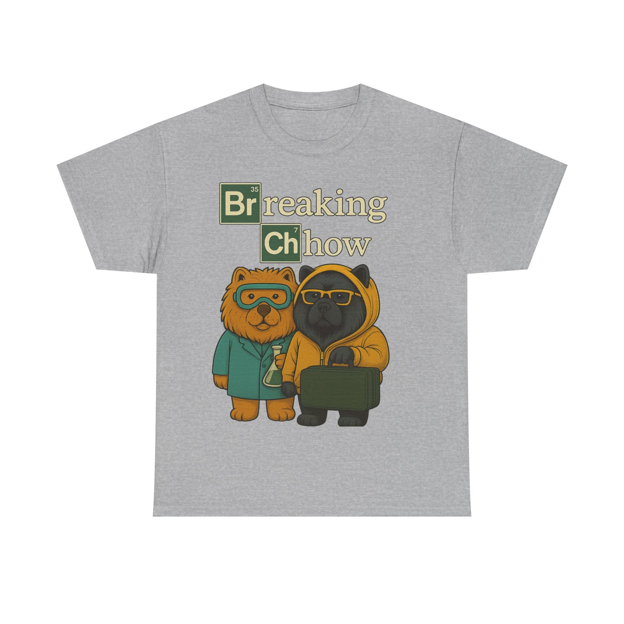 Unisex Heavy Cotton Tee - Chows in Lab