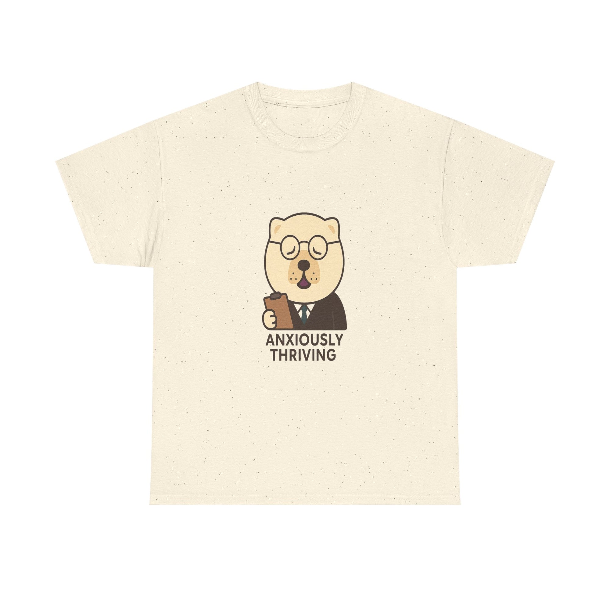 Unisex Heavy Cotton Tee - Anxiously Thriving