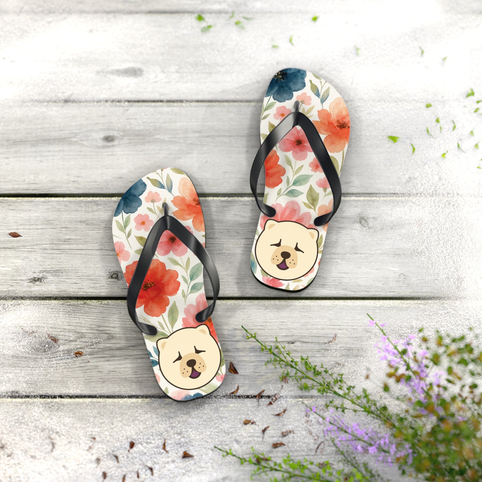 Flip Flops Flower Chow Chow