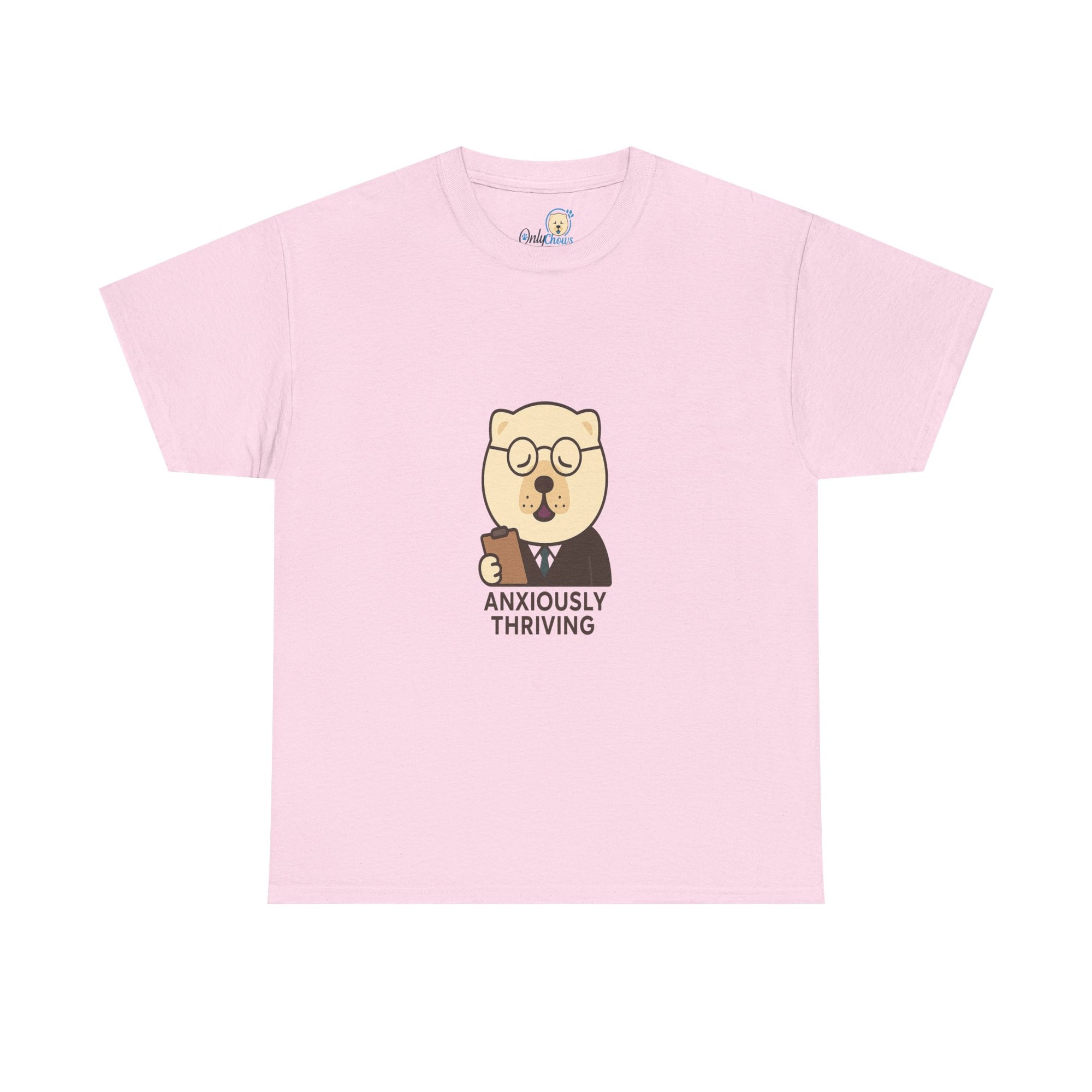 -Unisex Heavy Cotton Tee - Anxiously Thriving