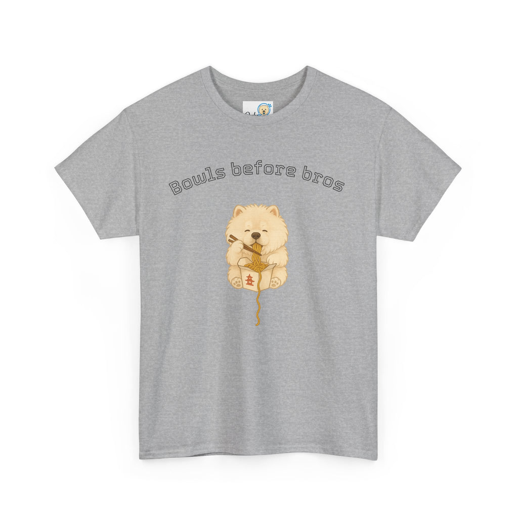-Unisex Heavy Cotton Tee - Bowls Before Bros cream