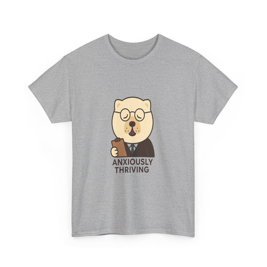 Unisex Heavy Cotton Tee - Anxiously Thriving