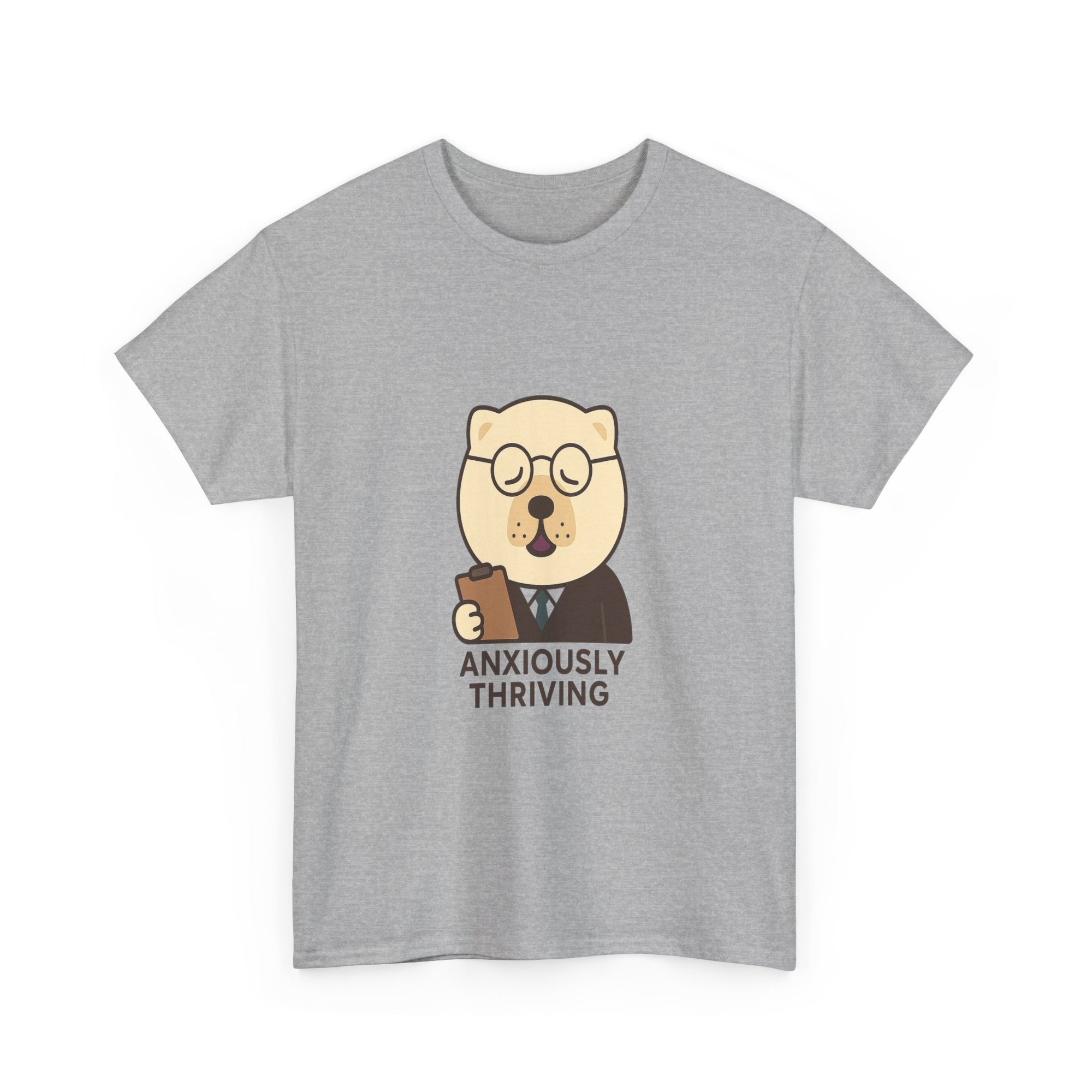 Unisex Heavy Cotton Tee - Anxiously Thriving