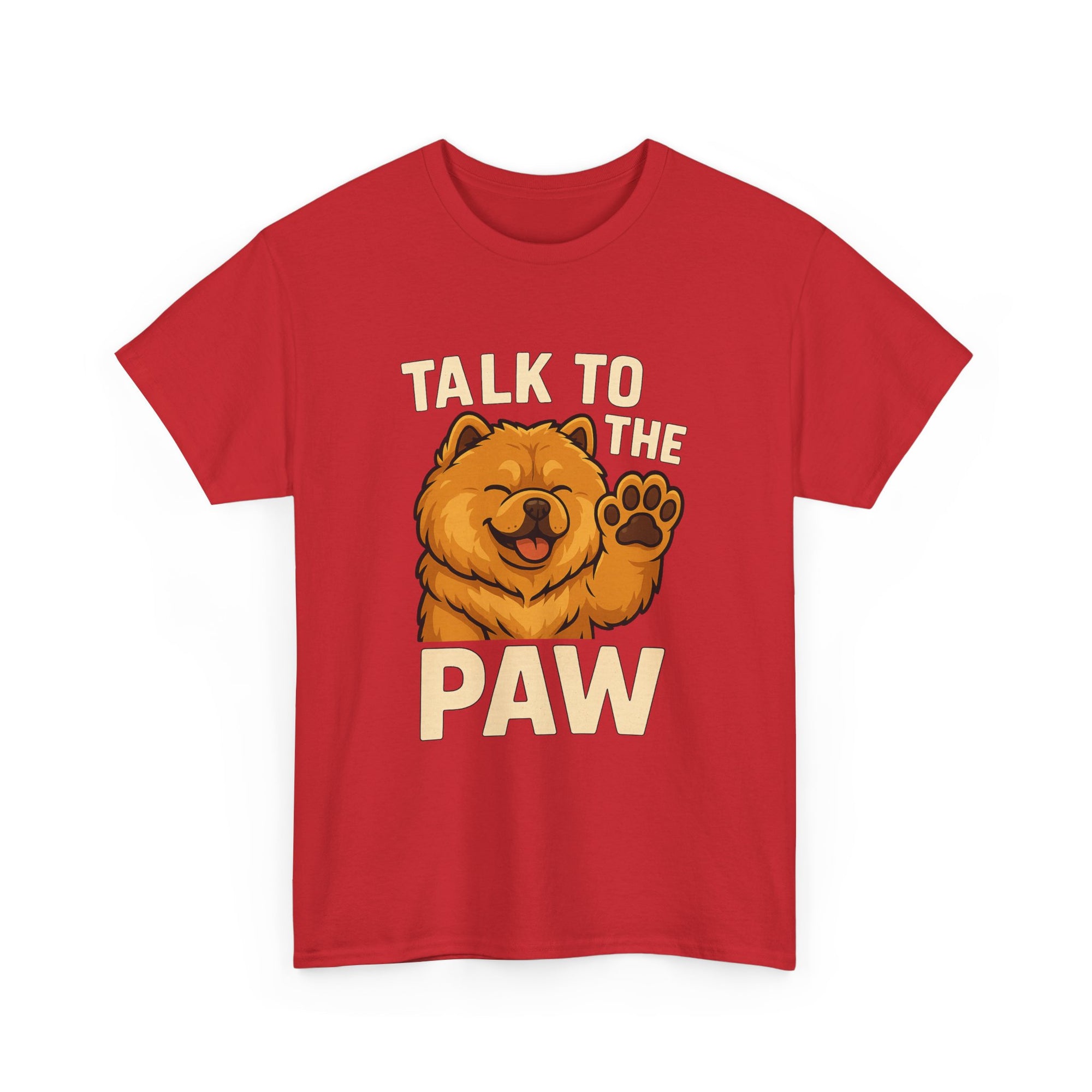 -Unisex Heavy Cotton Tee - Talk To The Paw