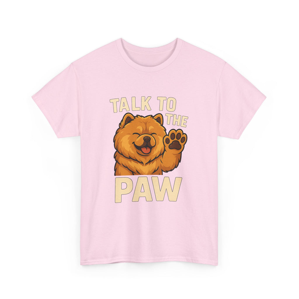 -Unisex Heavy Cotton Tee - Talk To The Paw