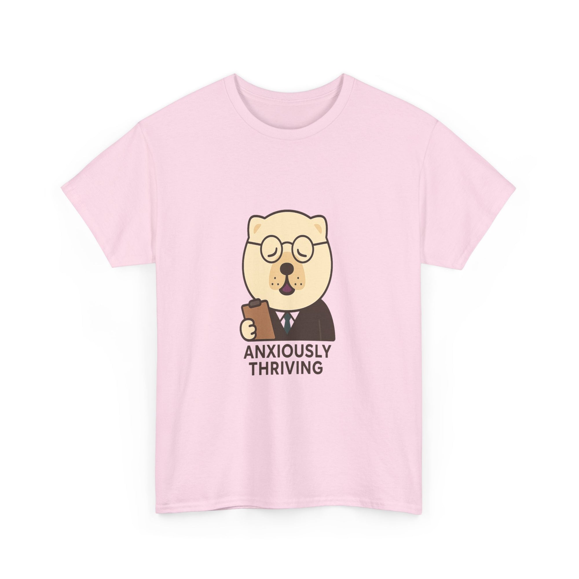 Unisex Heavy Cotton Tee - Anxiously Thriving