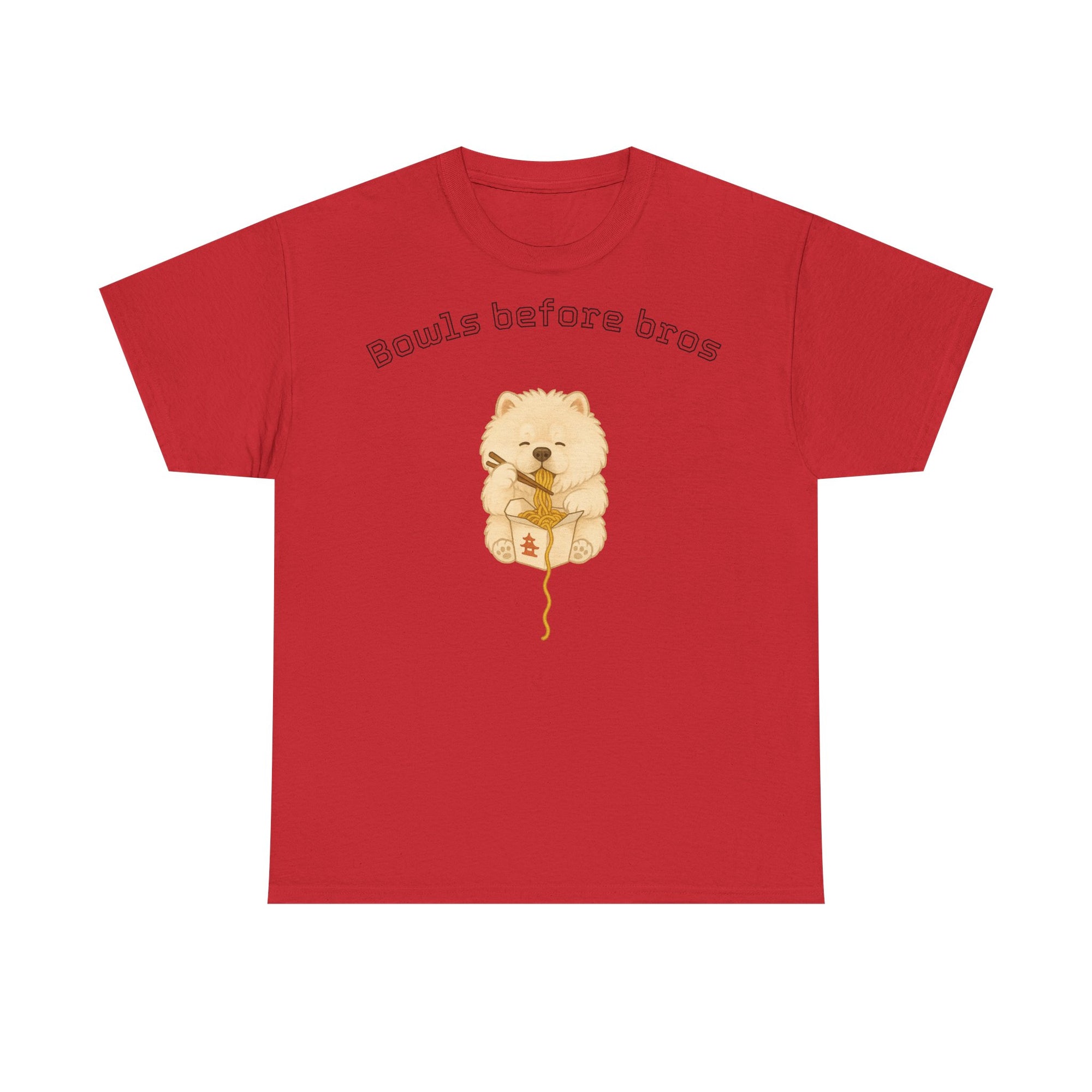 Unisex Heavy Cotton Tee - Bowls Before Bros Cream