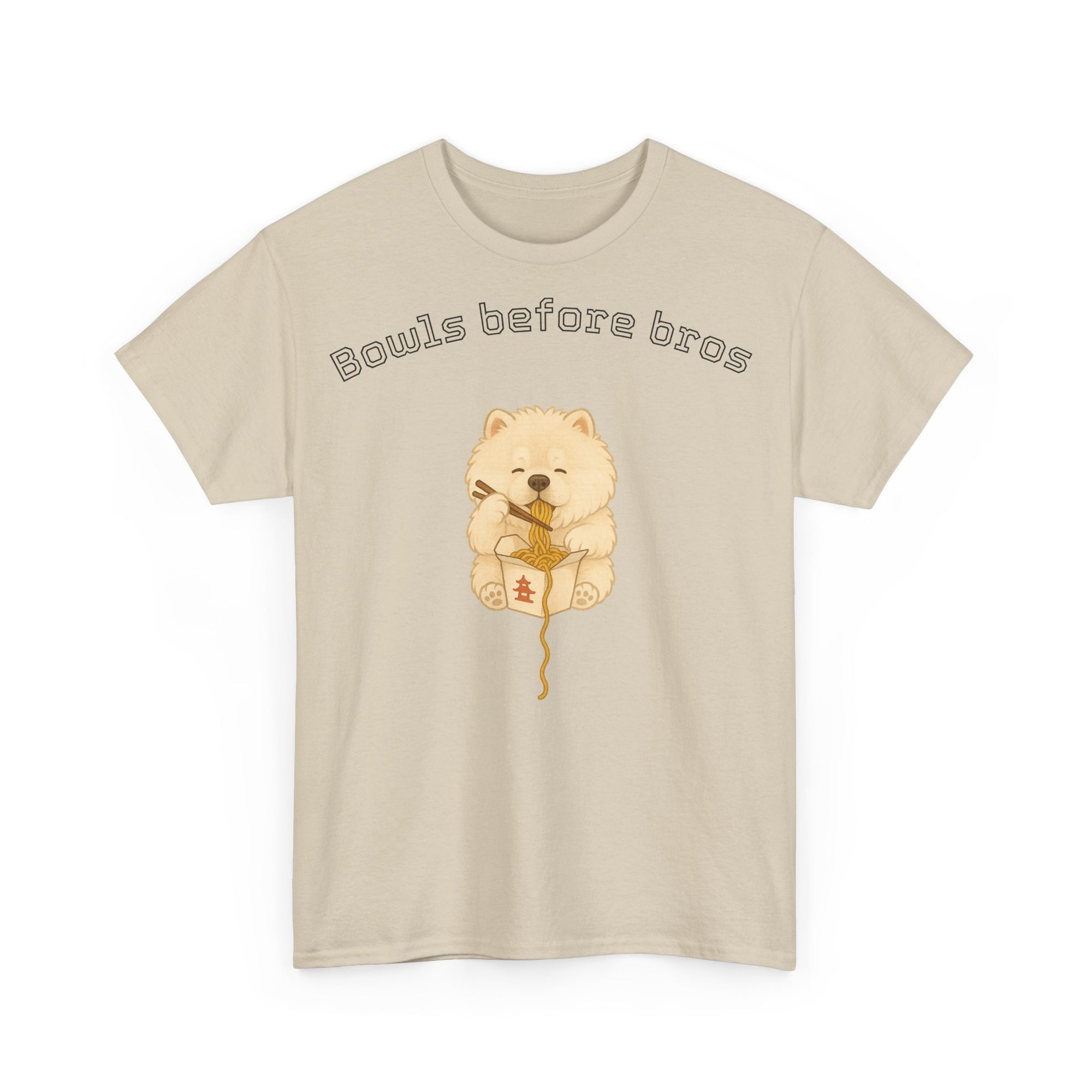 Unisex Heavy Cotton Tee - Bowls Before Bros Cream