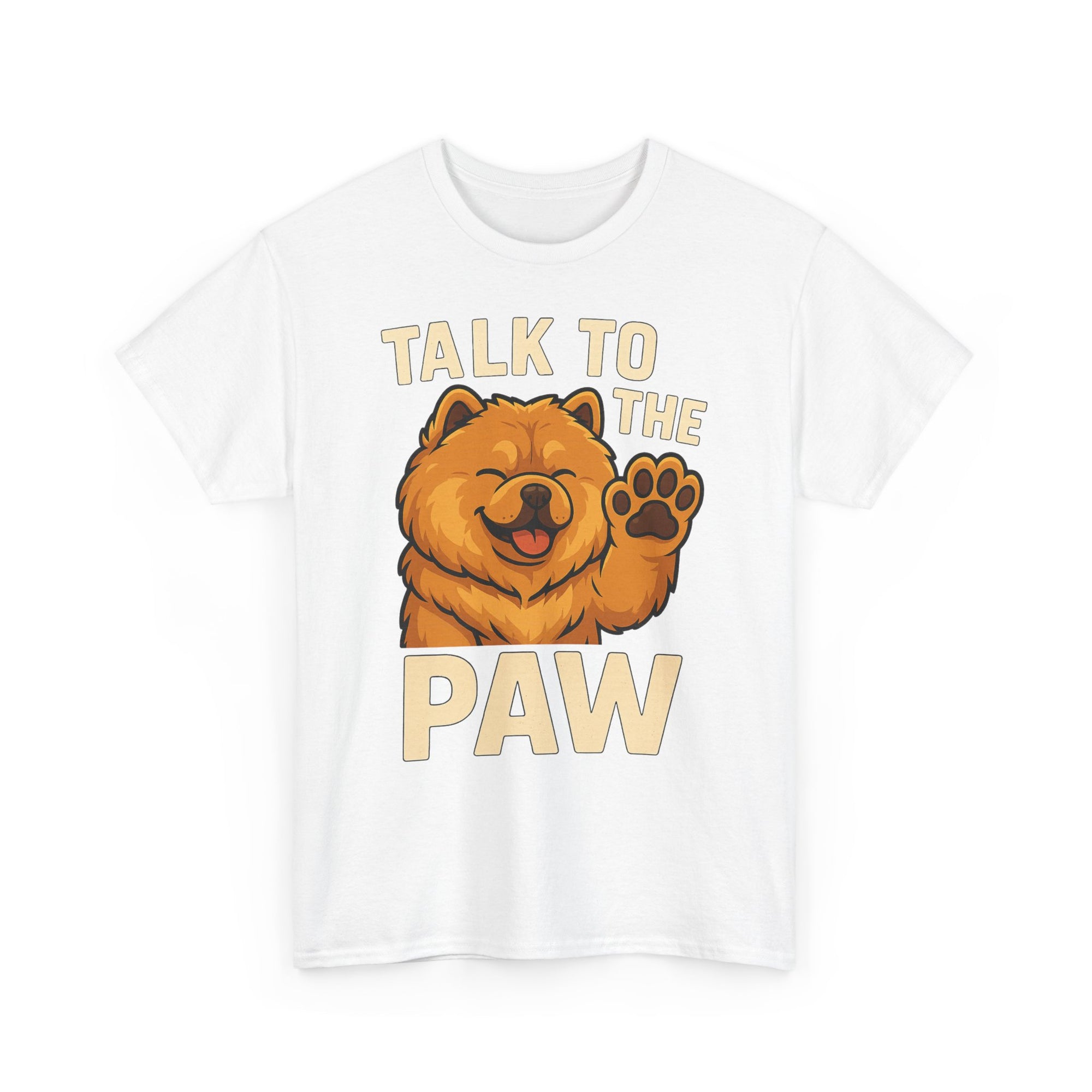 Unisex Heavy Cotton Tee - Talk To The Paw