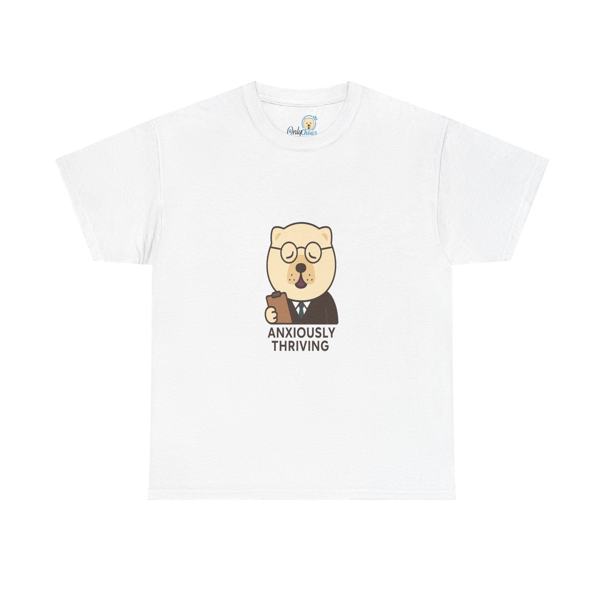 -Unisex Heavy Cotton Tee - Anxiously Thriving
