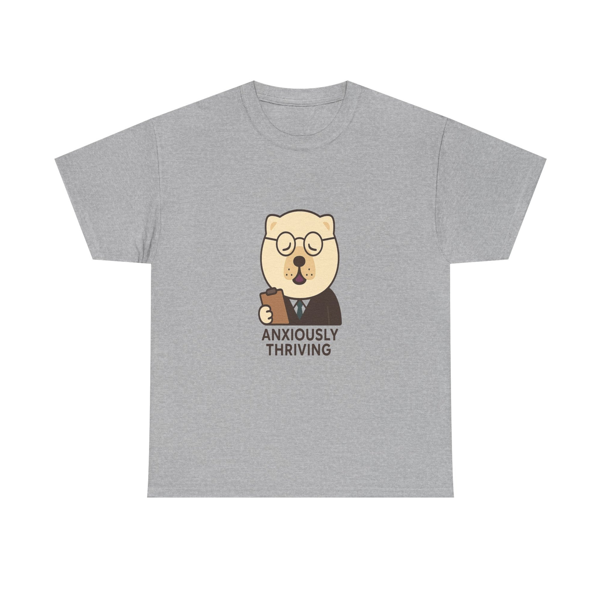 Unisex Heavy Cotton Tee - Anxiously Thriving