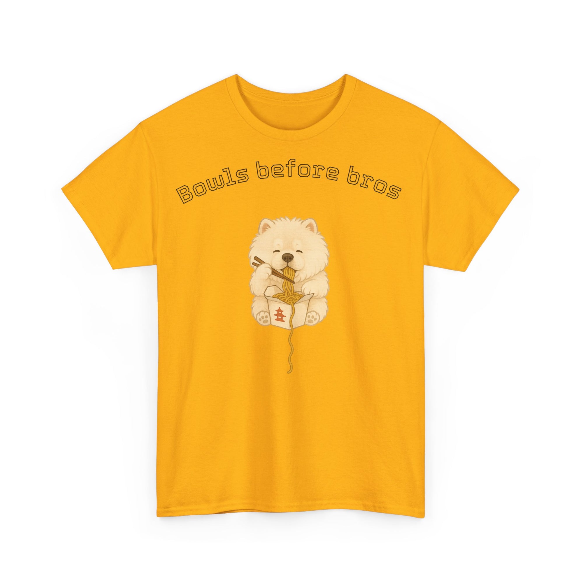 Unisex Heavy Cotton Tee - Bowls Before Bros Cream