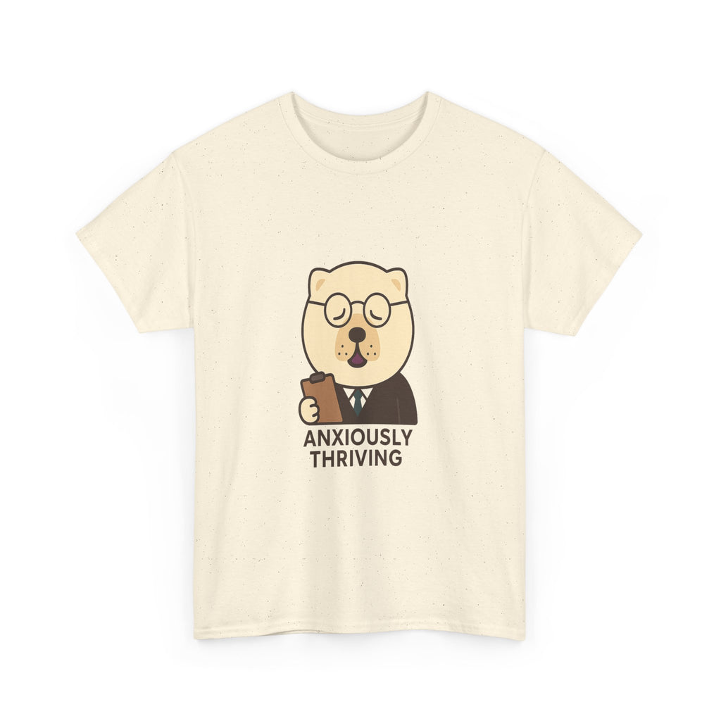 Unisex Heavy Cotton Tee - Anxiously Thriving