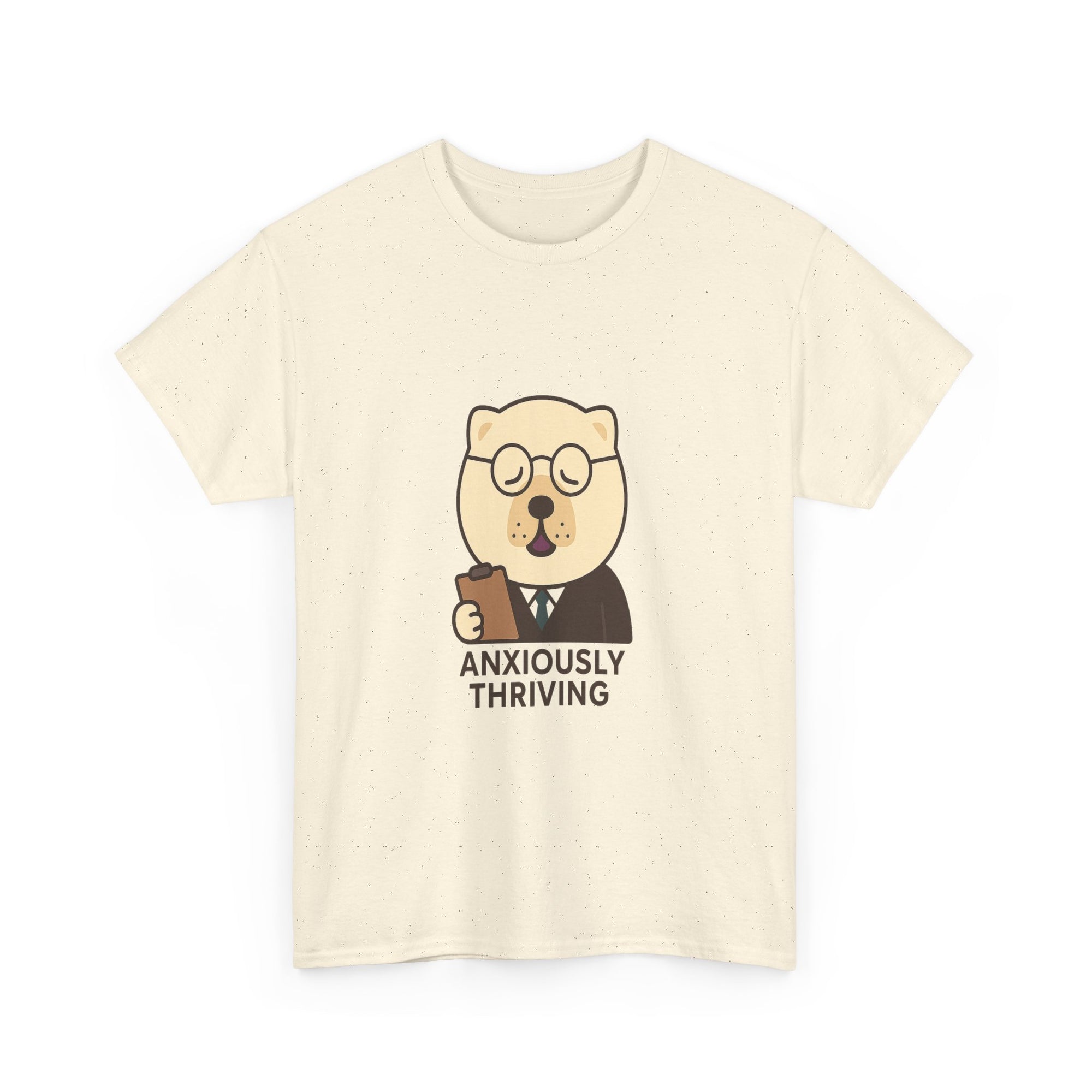 Unisex Heavy Cotton Tee - Anxiously Thriving