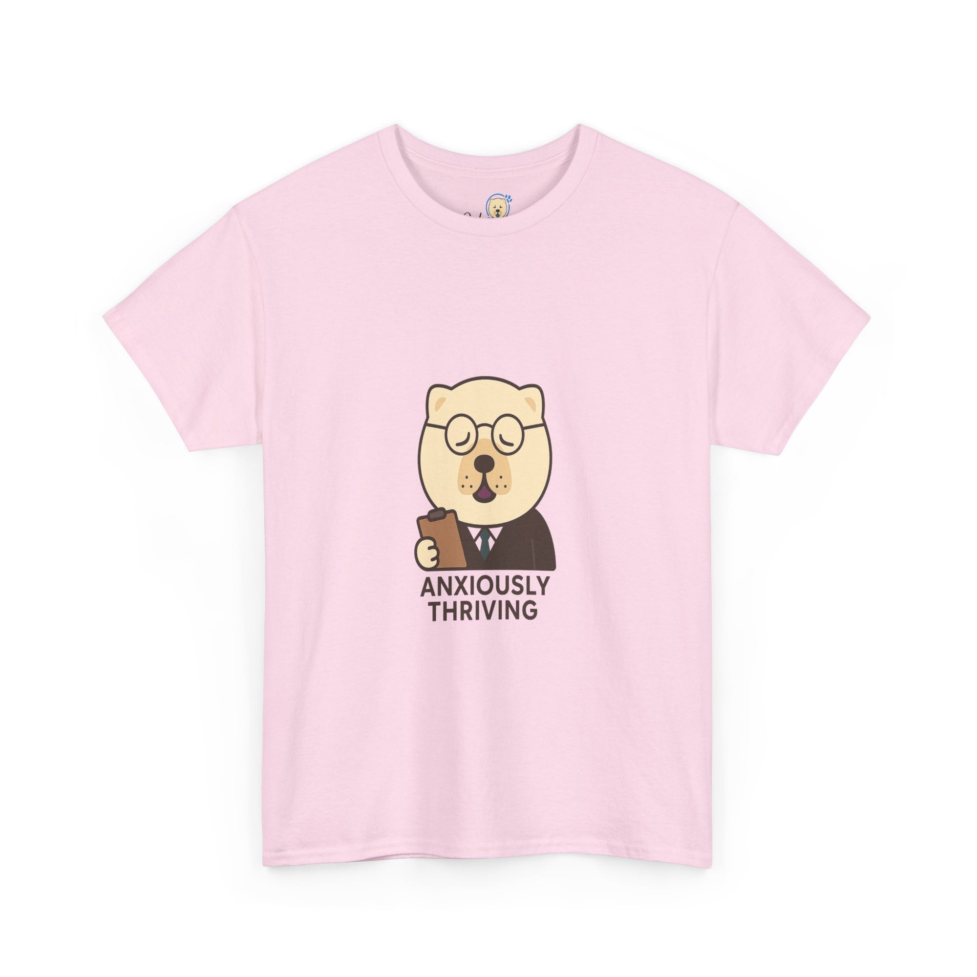-Unisex Heavy Cotton Tee - Anxiously Thriving