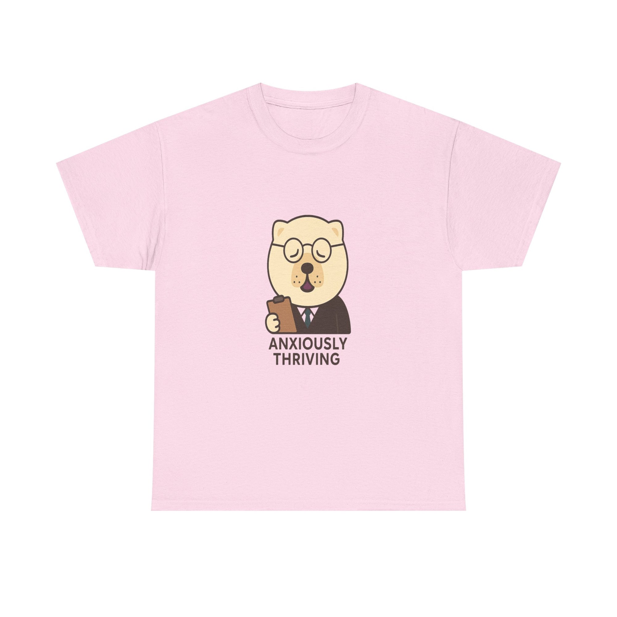 Unisex Heavy Cotton Tee - Anxiously Thriving