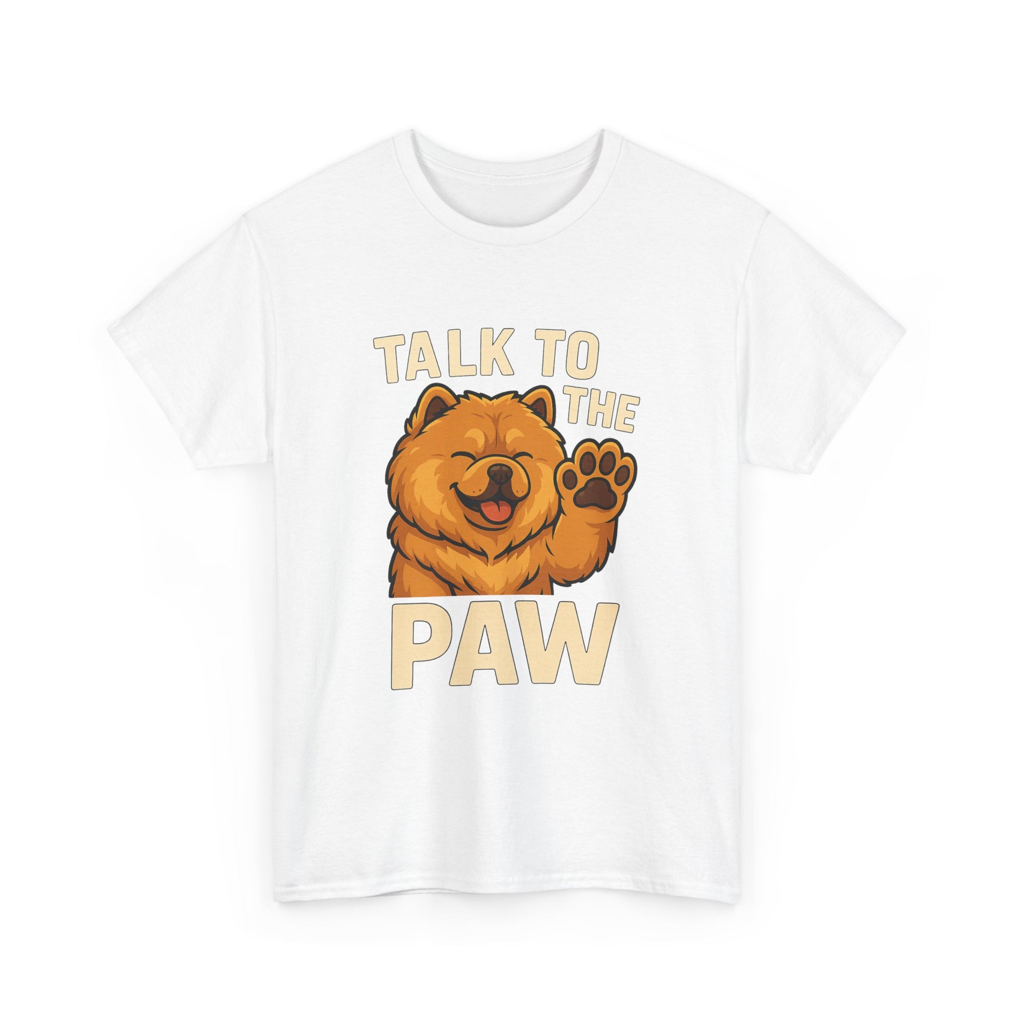 -Unisex Heavy Cotton Tee - Talk To The Paw