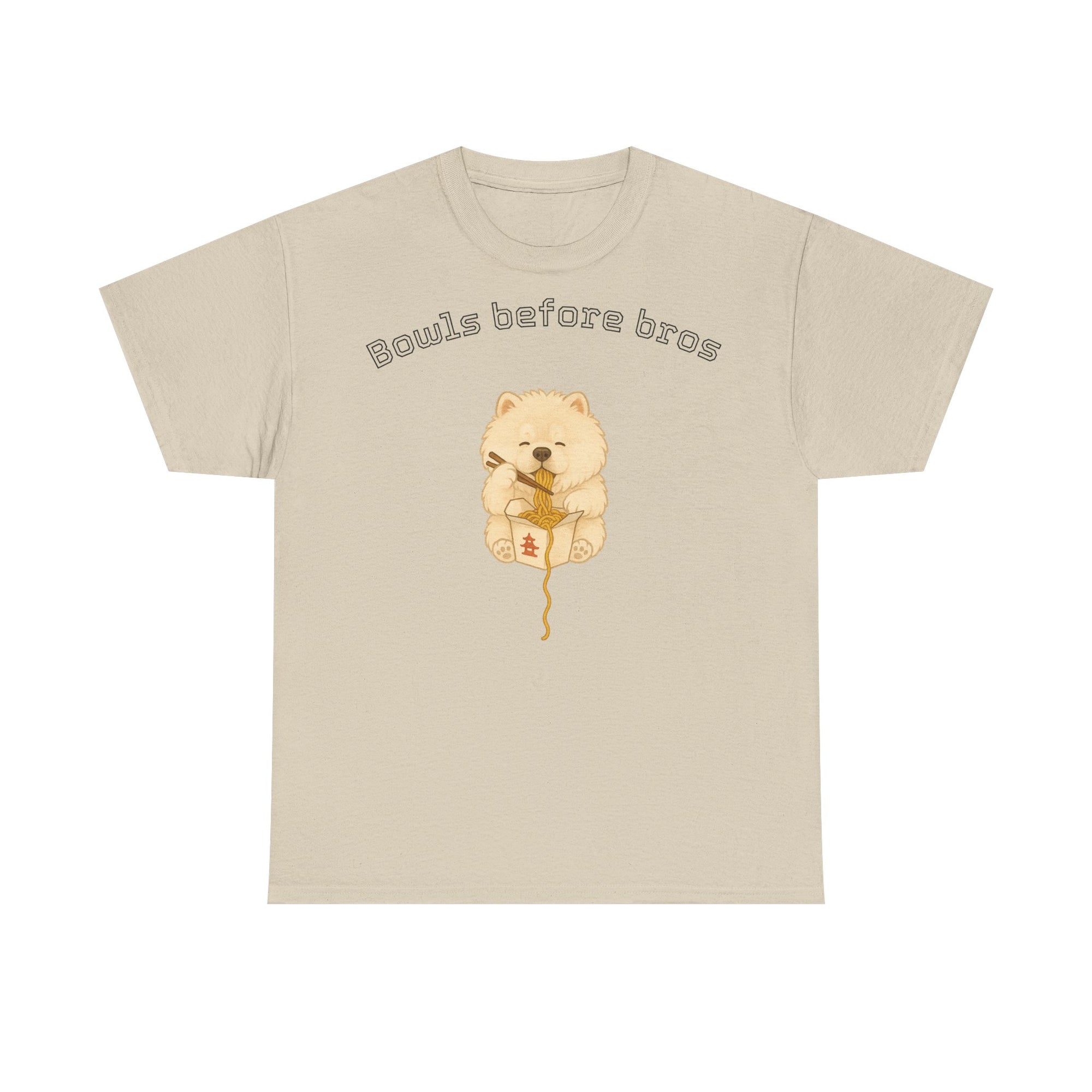 Unisex Heavy Cotton Tee - Bowls Before Bros Cream
