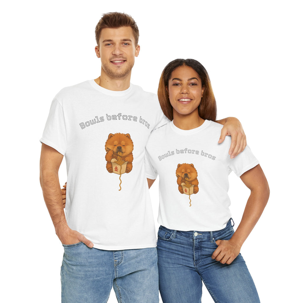 -Unisex Heavy Cotton Tee - Bowls Before Bros Red