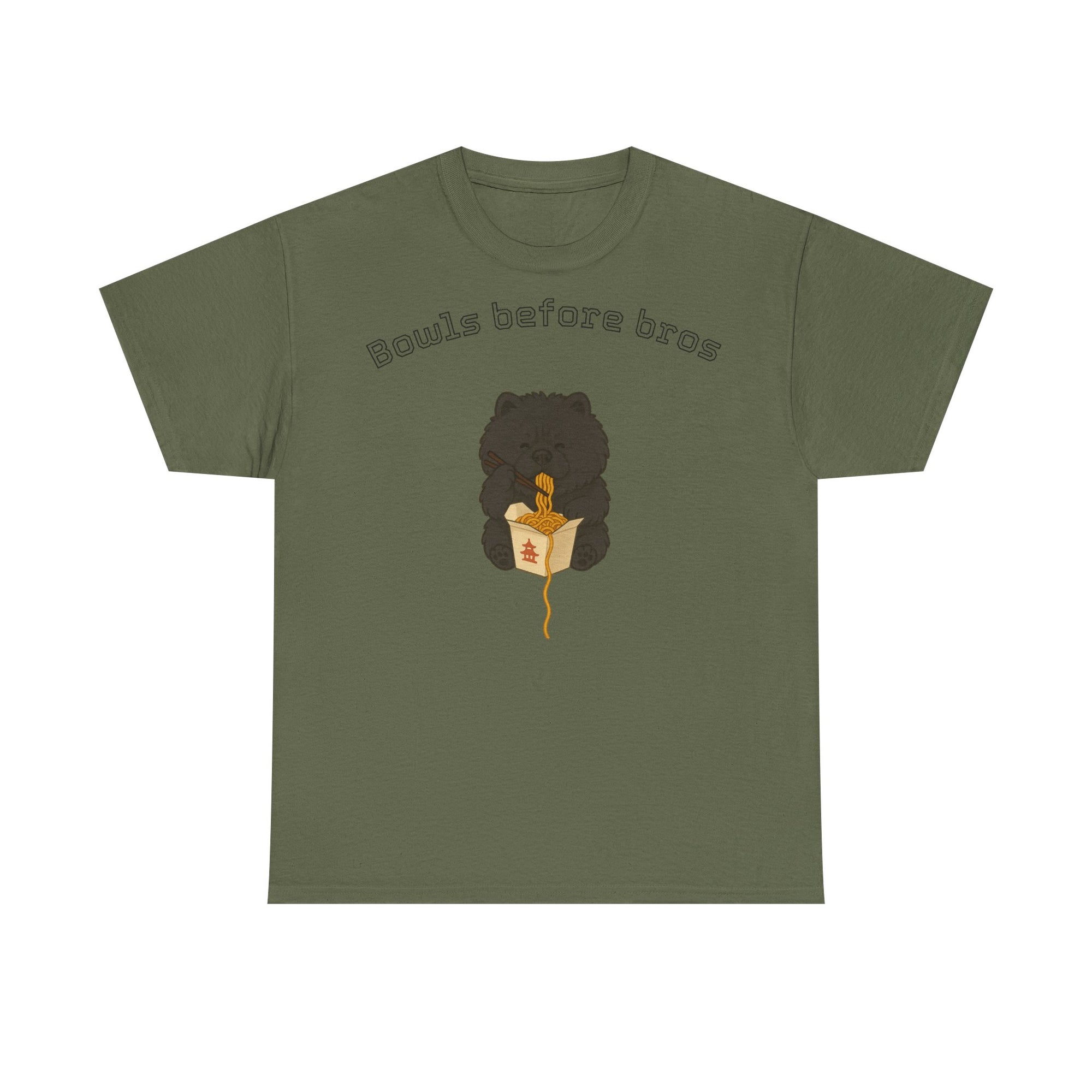Unisex Heavy Cotton Tee - Bowls Before Bros Black
