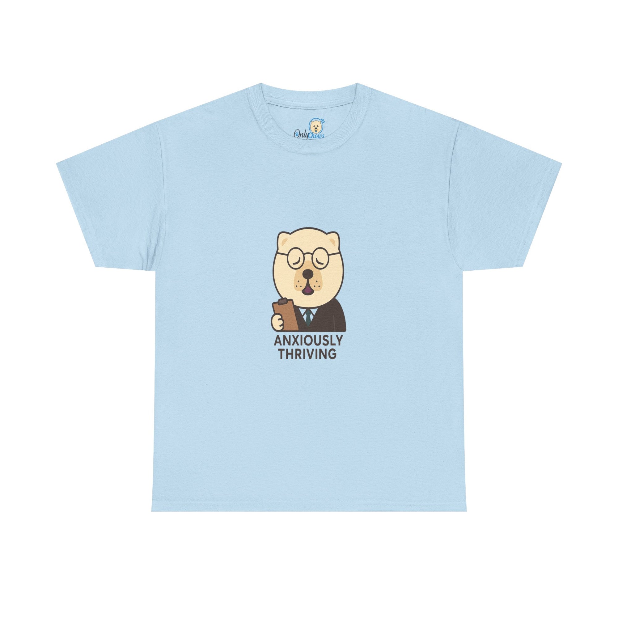 -Unisex Heavy Cotton Tee - Anxiously Thriving
