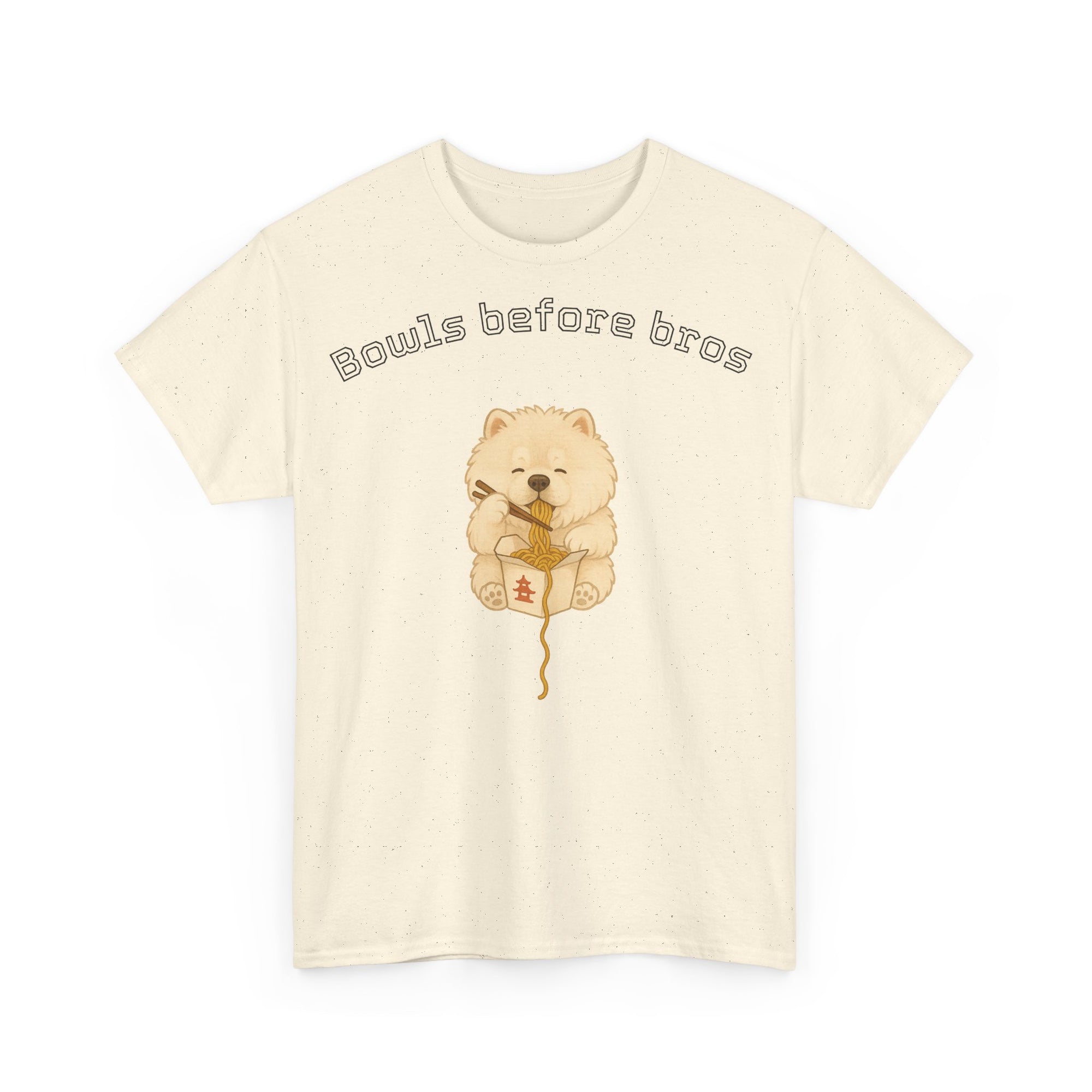 Unisex Heavy Cotton Tee - Bowls Before Bros Cream