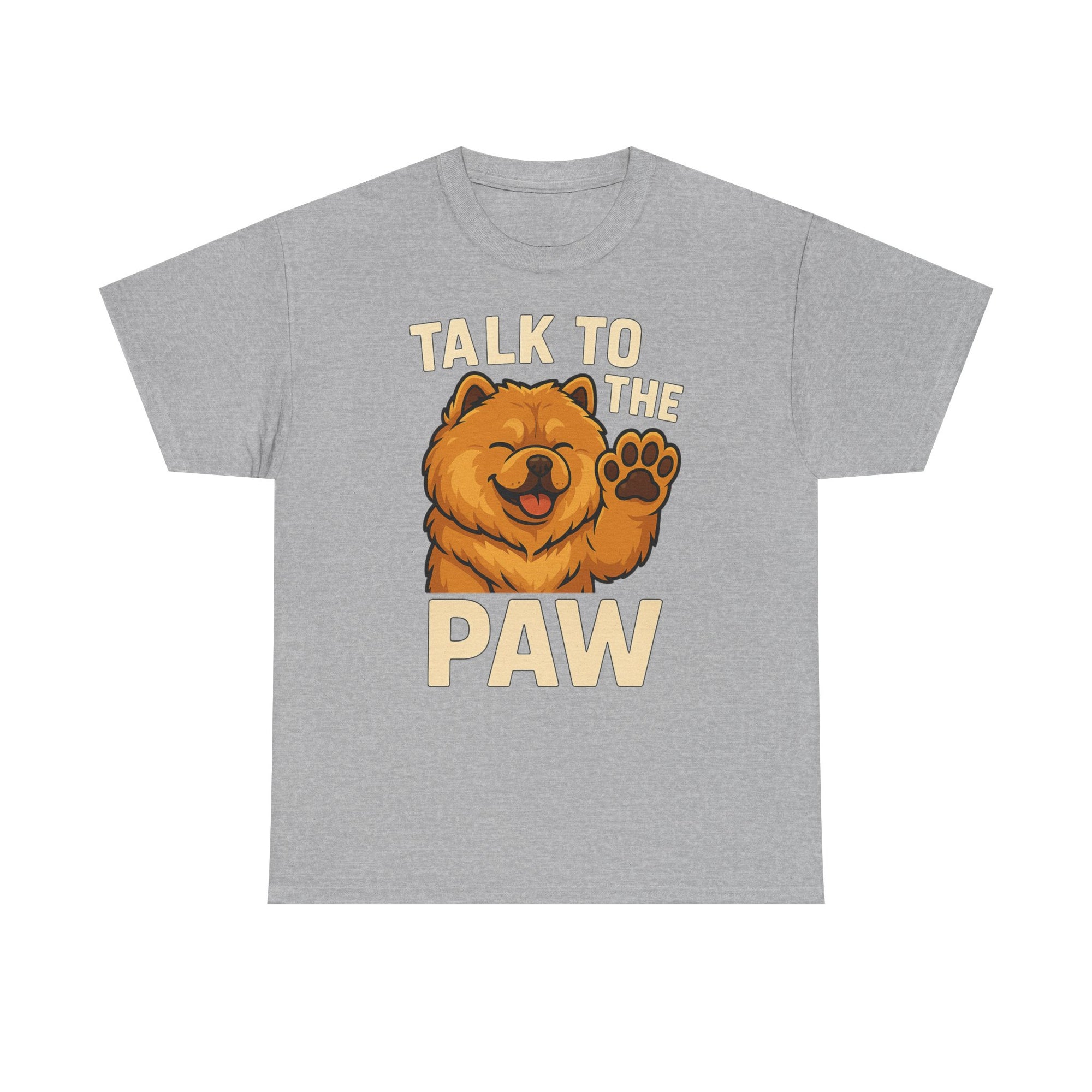 Unisex Heavy Cotton Tee - Talk To The Paw