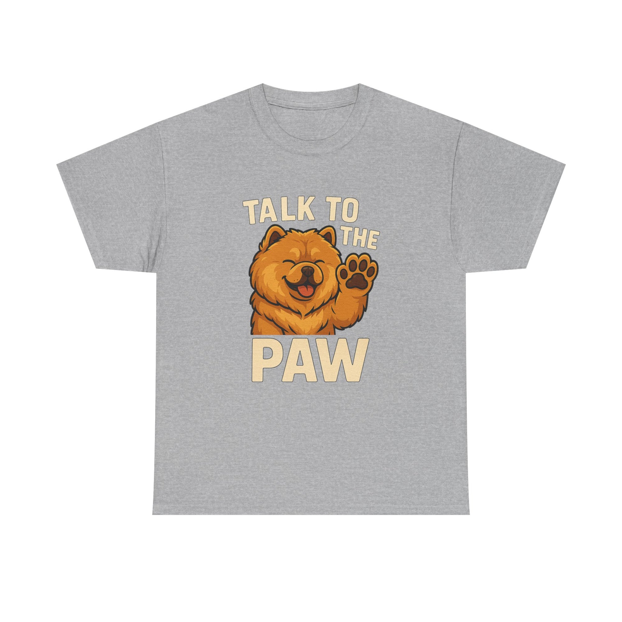 -Unisex Heavy Cotton Tee - Talk To The Paw