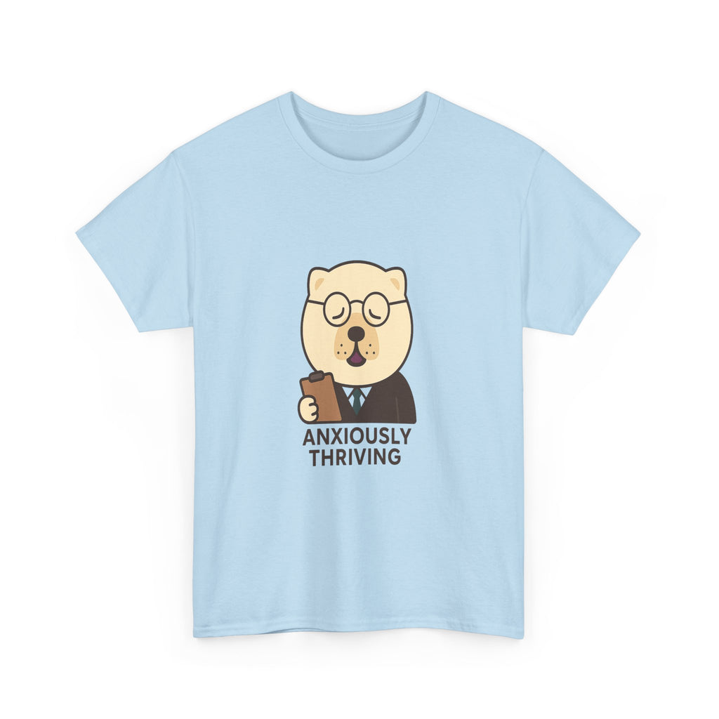 Unisex Heavy Cotton Tee - Anxiously Thriving