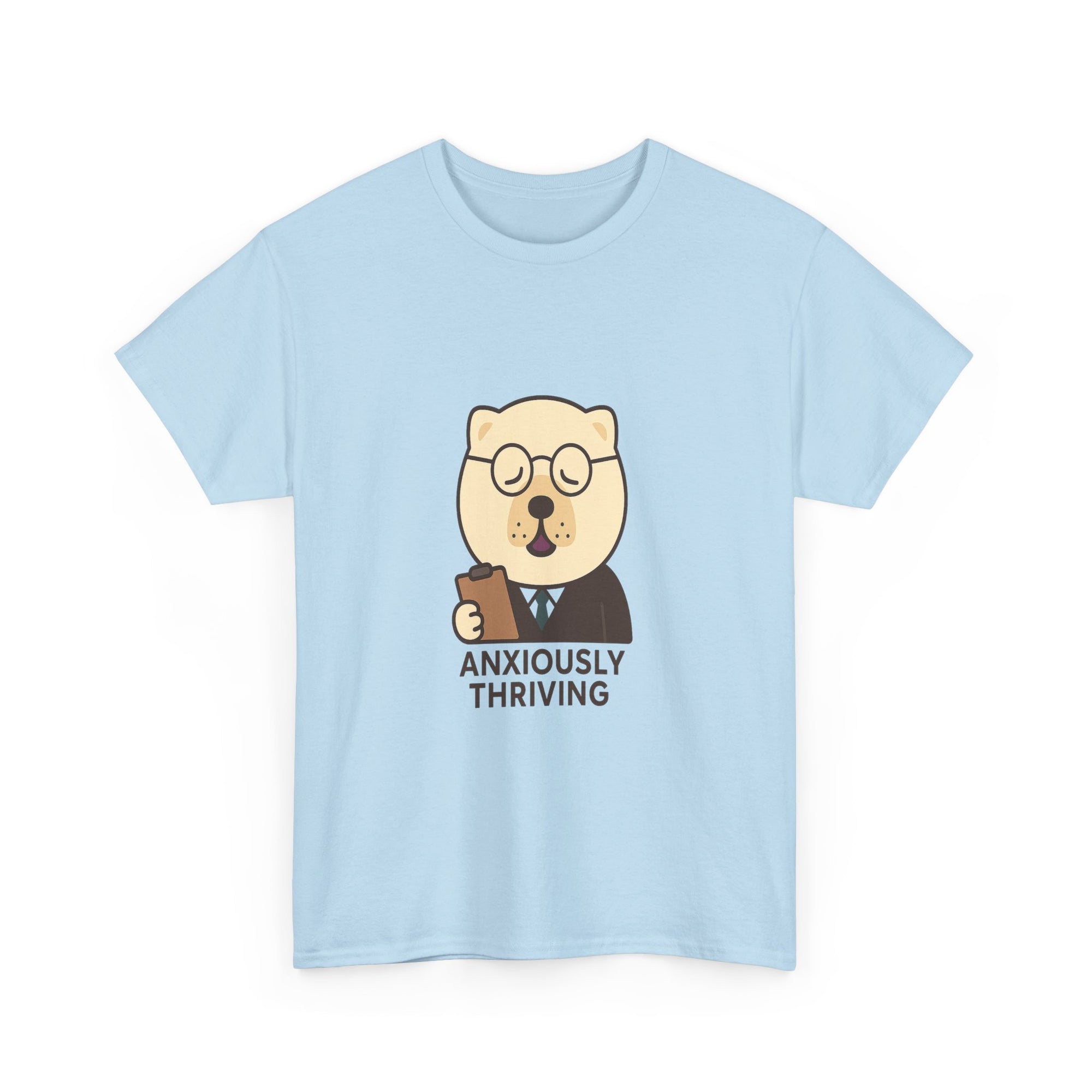 Unisex Heavy Cotton Tee - Anxiously Thriving