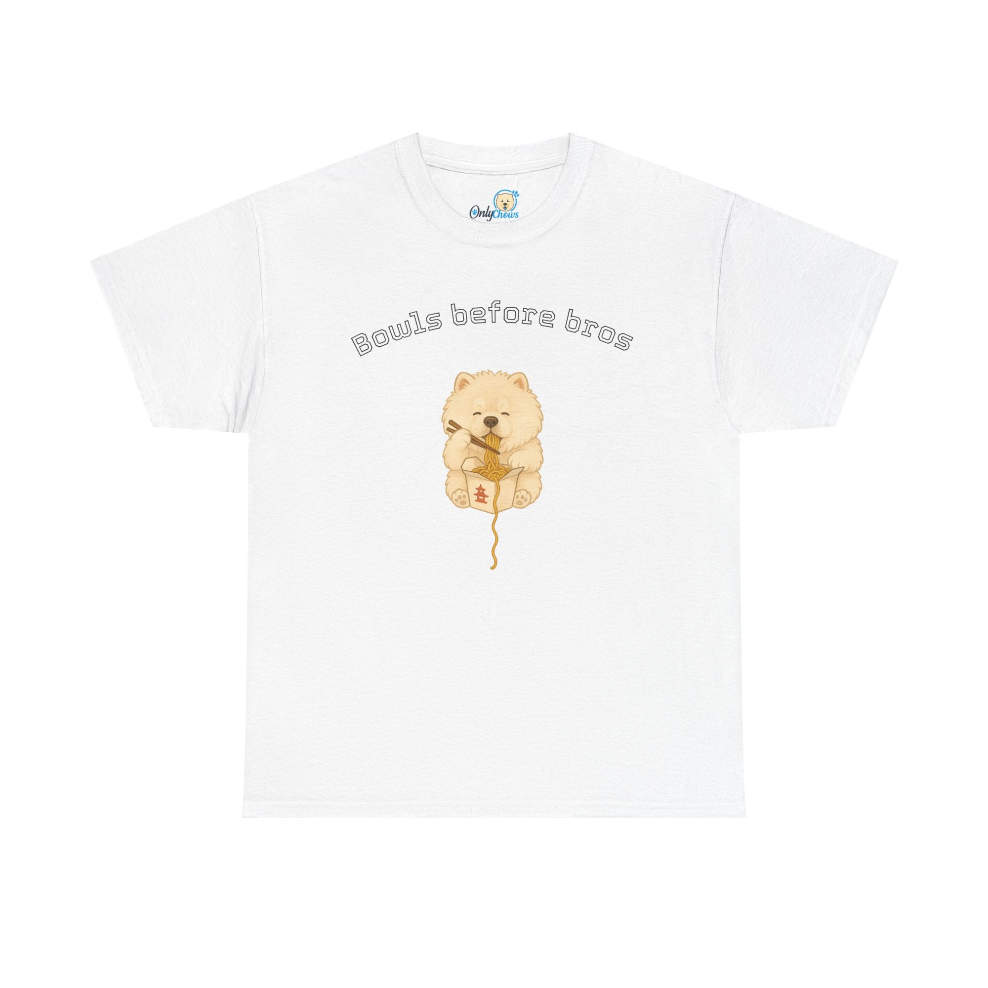 -Unisex Heavy Cotton Tee - Bowls Before Bros cream