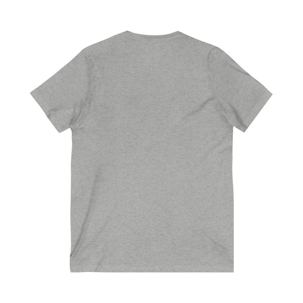 Unisex Jersey Short Sleeve V-Neck Tee bobba red pup