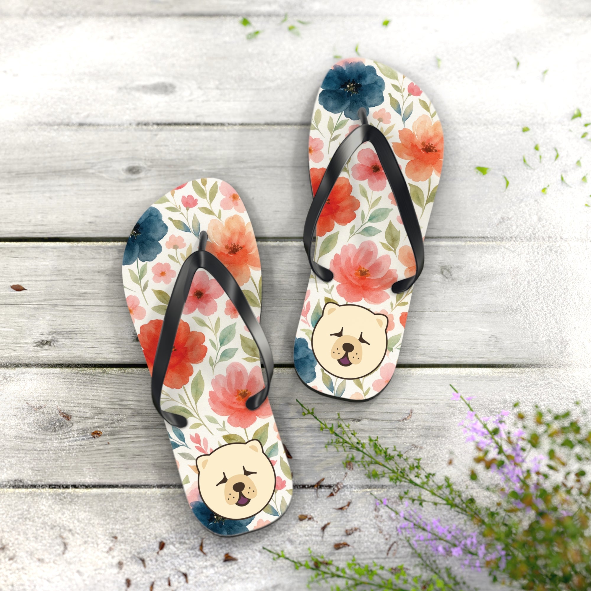 Flip Flops Flower Chow Chow