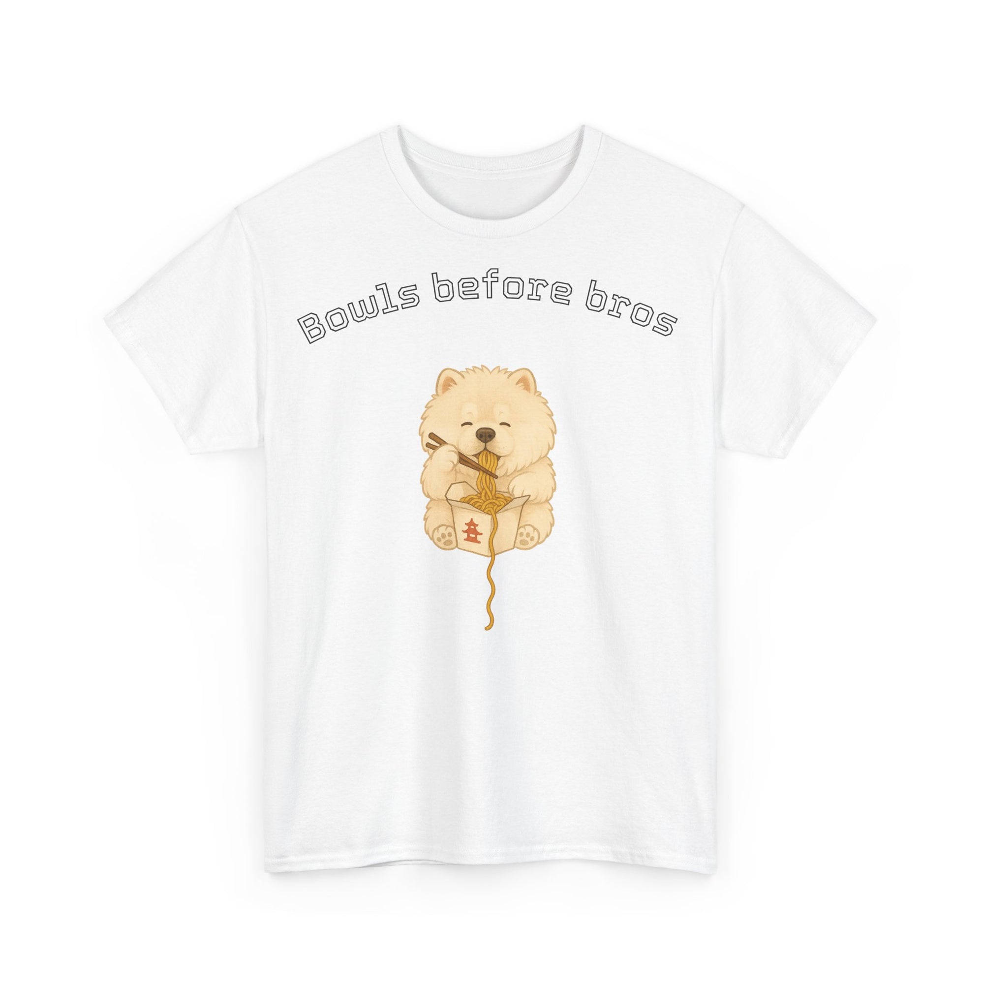 Unisex Heavy Cotton Tee - Bowls Before Bros Cream