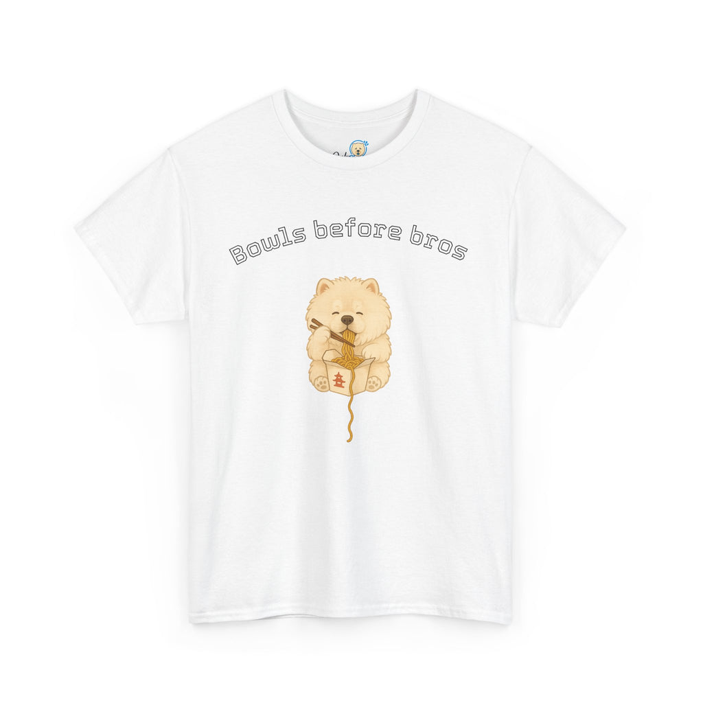 -Unisex Heavy Cotton Tee - Bowls Before Bros cream