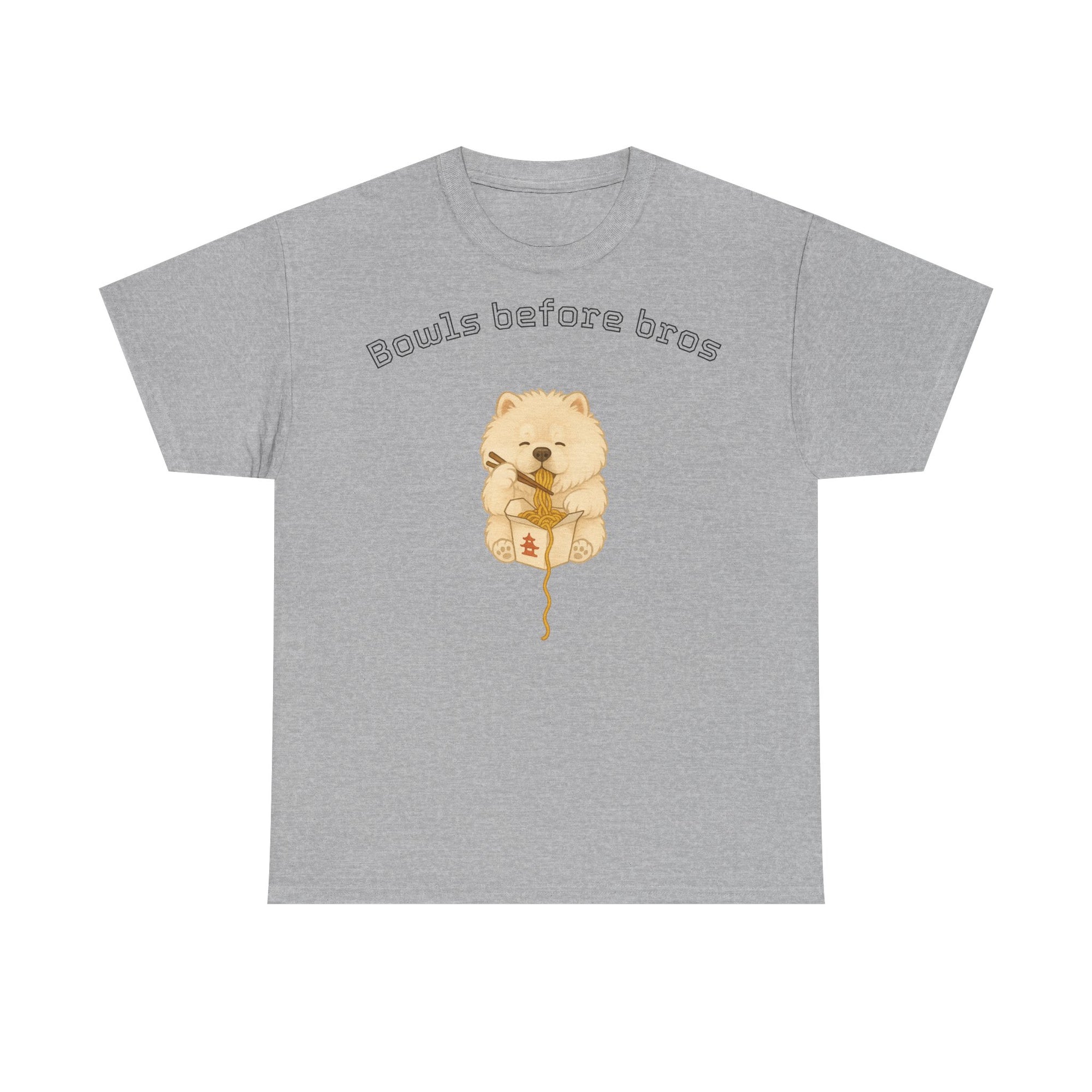 Unisex Heavy Cotton Tee - Bowls Before Bros Cream