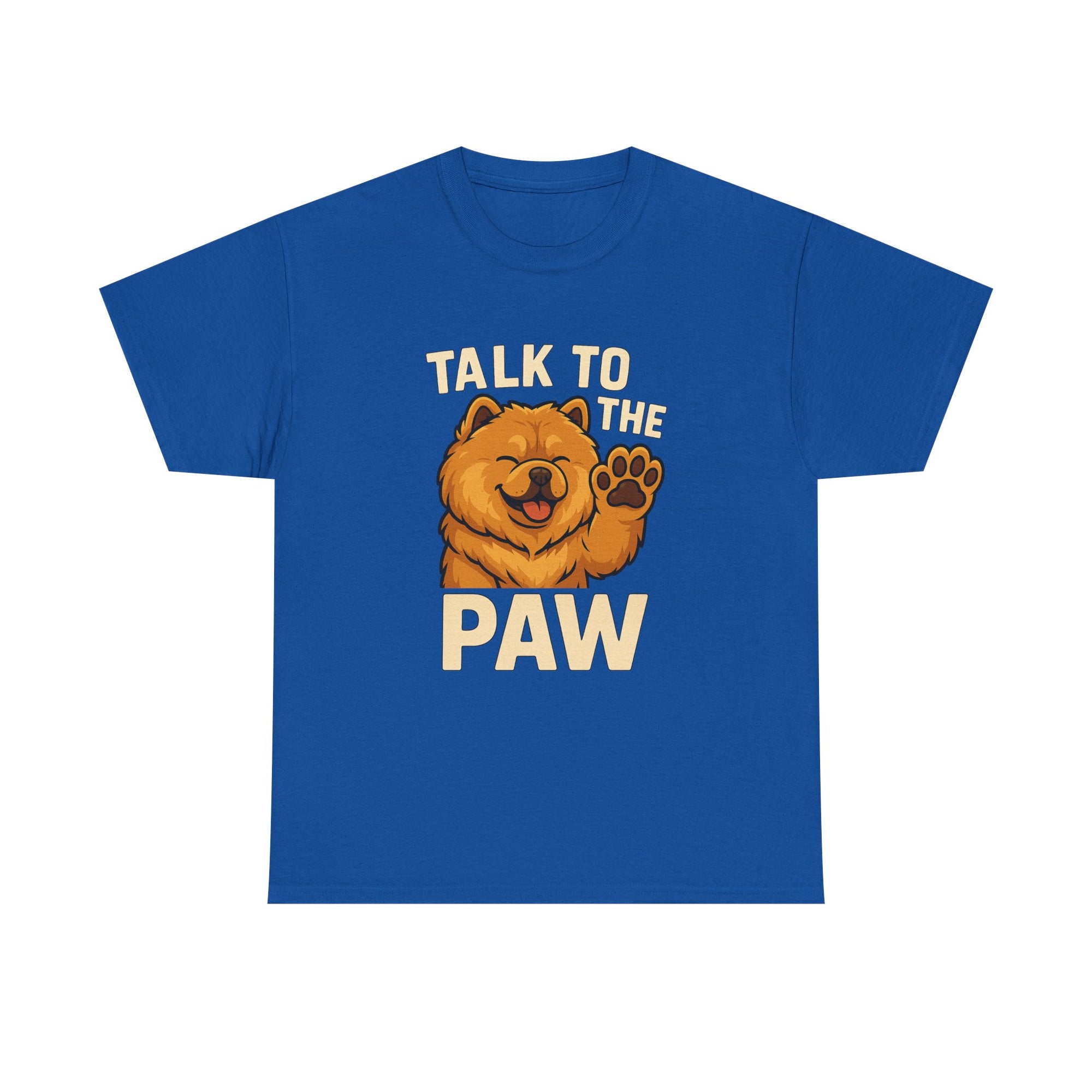 -Unisex Heavy Cotton Tee - Talk To The Paw