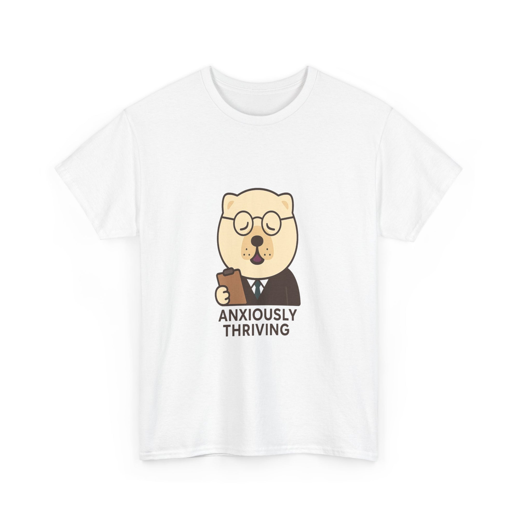 Unisex Heavy Cotton Tee - Anxiously Thriving