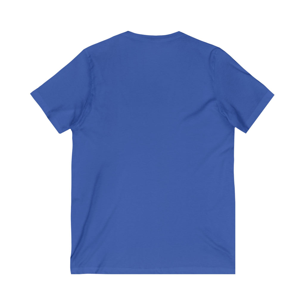 Unisex Jersey Short Sleeve V-Neck Tee bobba red pup