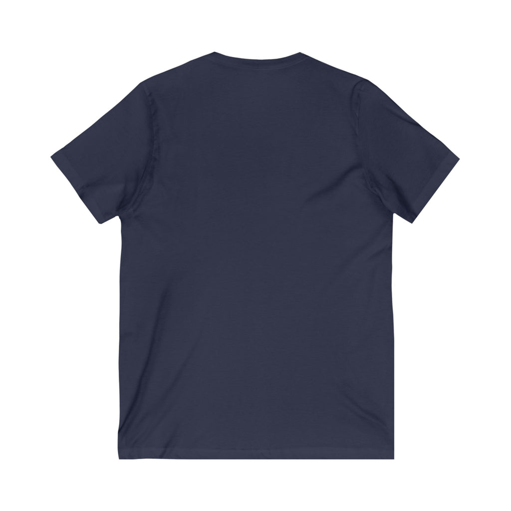 Unisex Jersey Short Sleeve V-Neck Tee bobba red pup