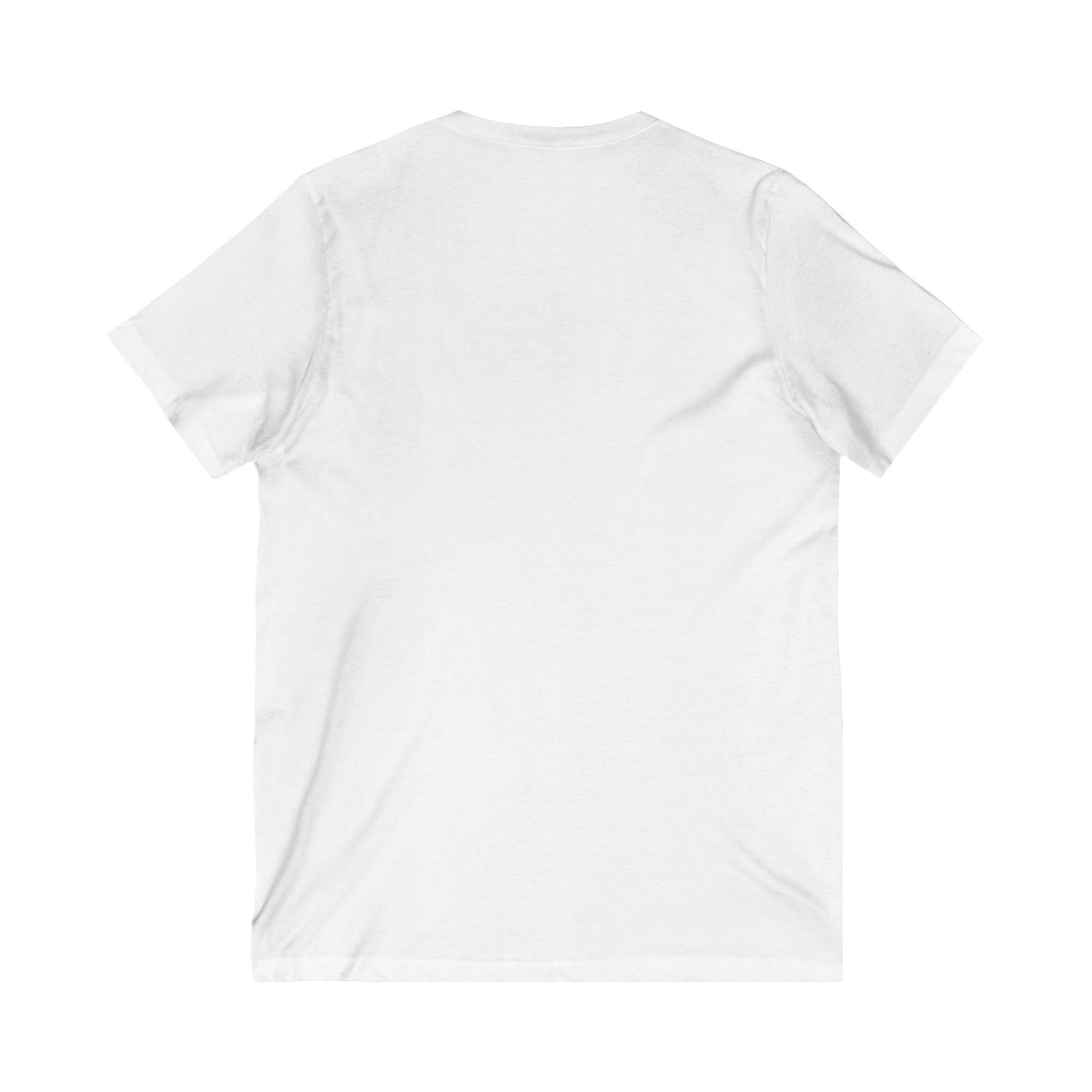 -Unisex Jersey Short Sleeve V-Neck Tee