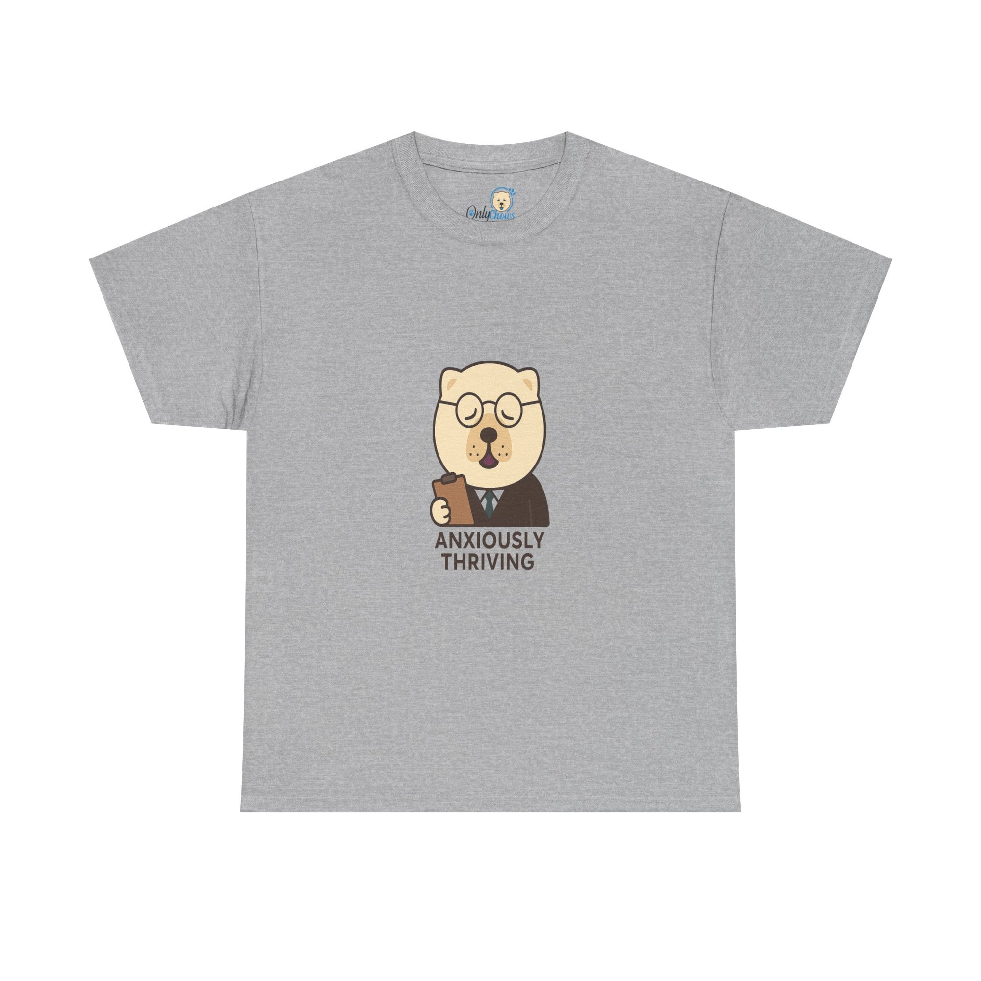-Unisex Heavy Cotton Tee - Anxiously Thriving
