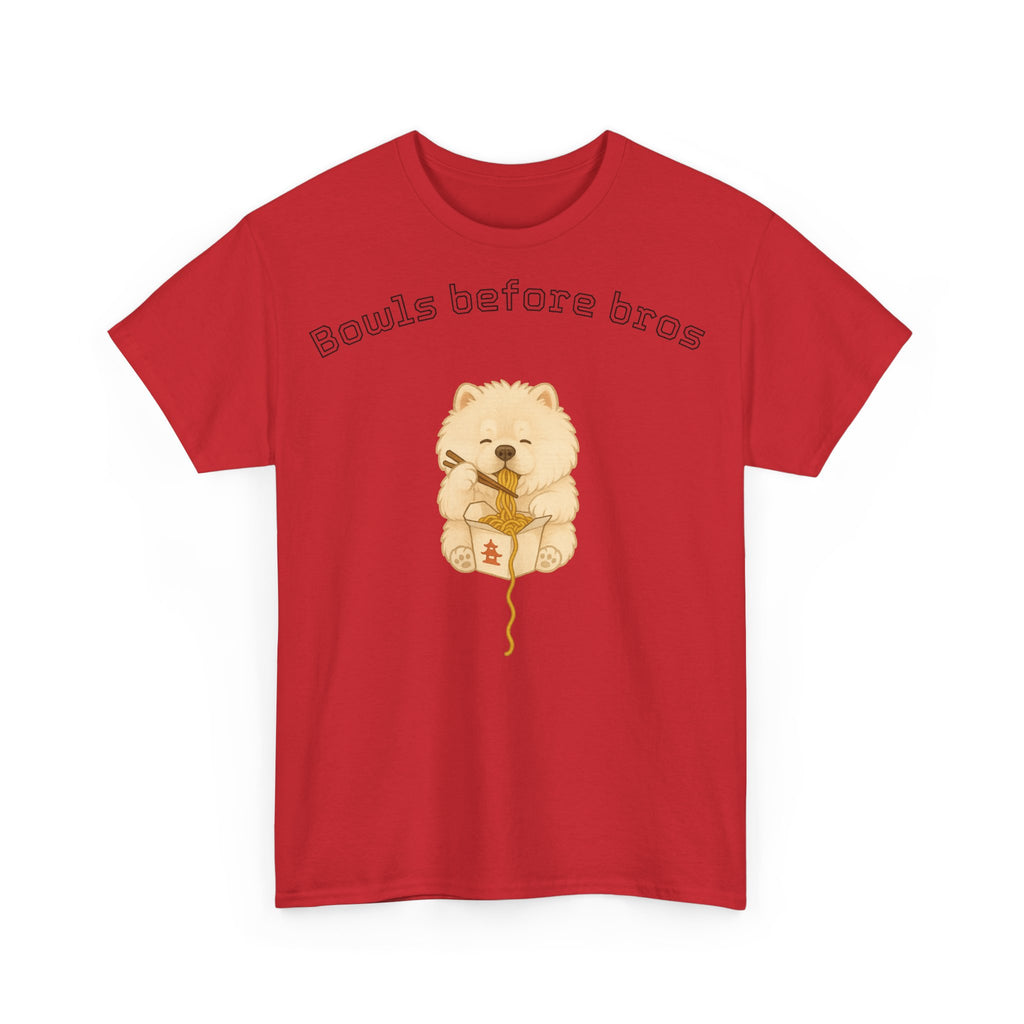 Unisex Heavy Cotton Tee - Bowls Before Bros Cream